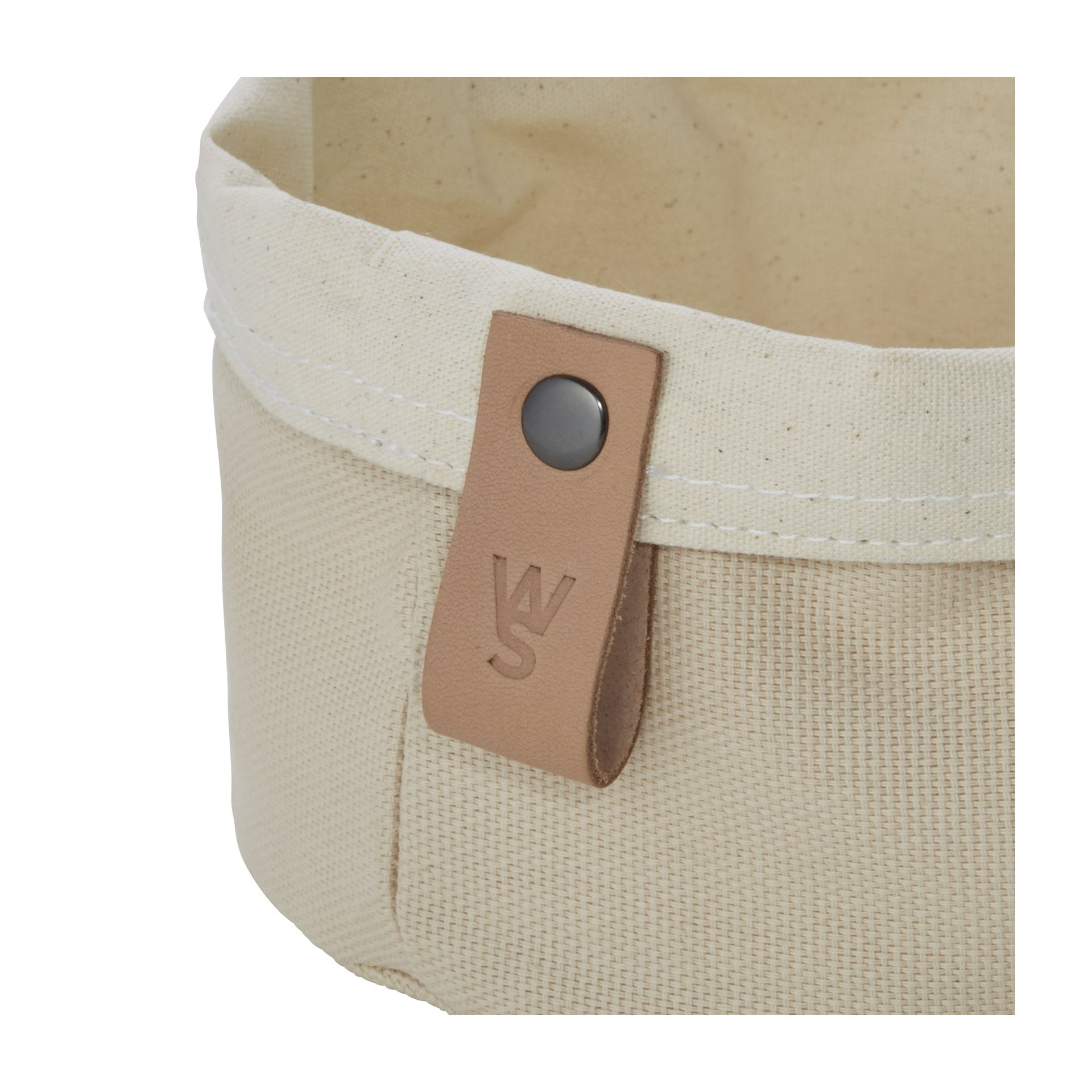 Brottasche FLIP COTTON, Ø 17 cm, Höhe 10 cm, cream, Canvas Brottasche FLIP COTTON, Ø 17 cm, Höhe 10 cm, cream, Canvas
