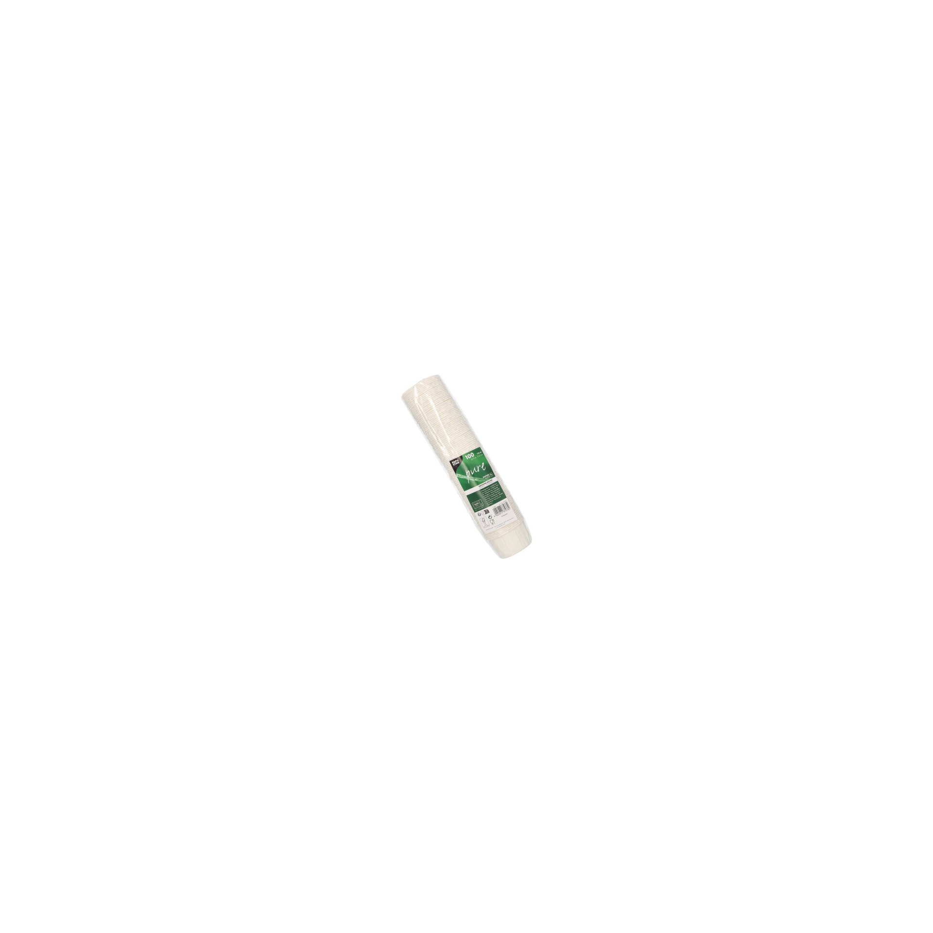 Dressingbecher, Papier "pure" 110 ml Ø 7 cm · 4,2 cm weiss