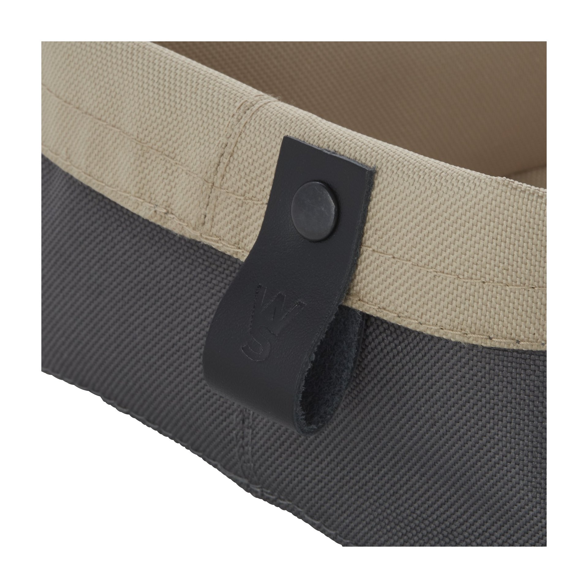 Brottasche FLIP TETRON, 20 x 14 x 9 cm, light grey/light khaki, Tetron