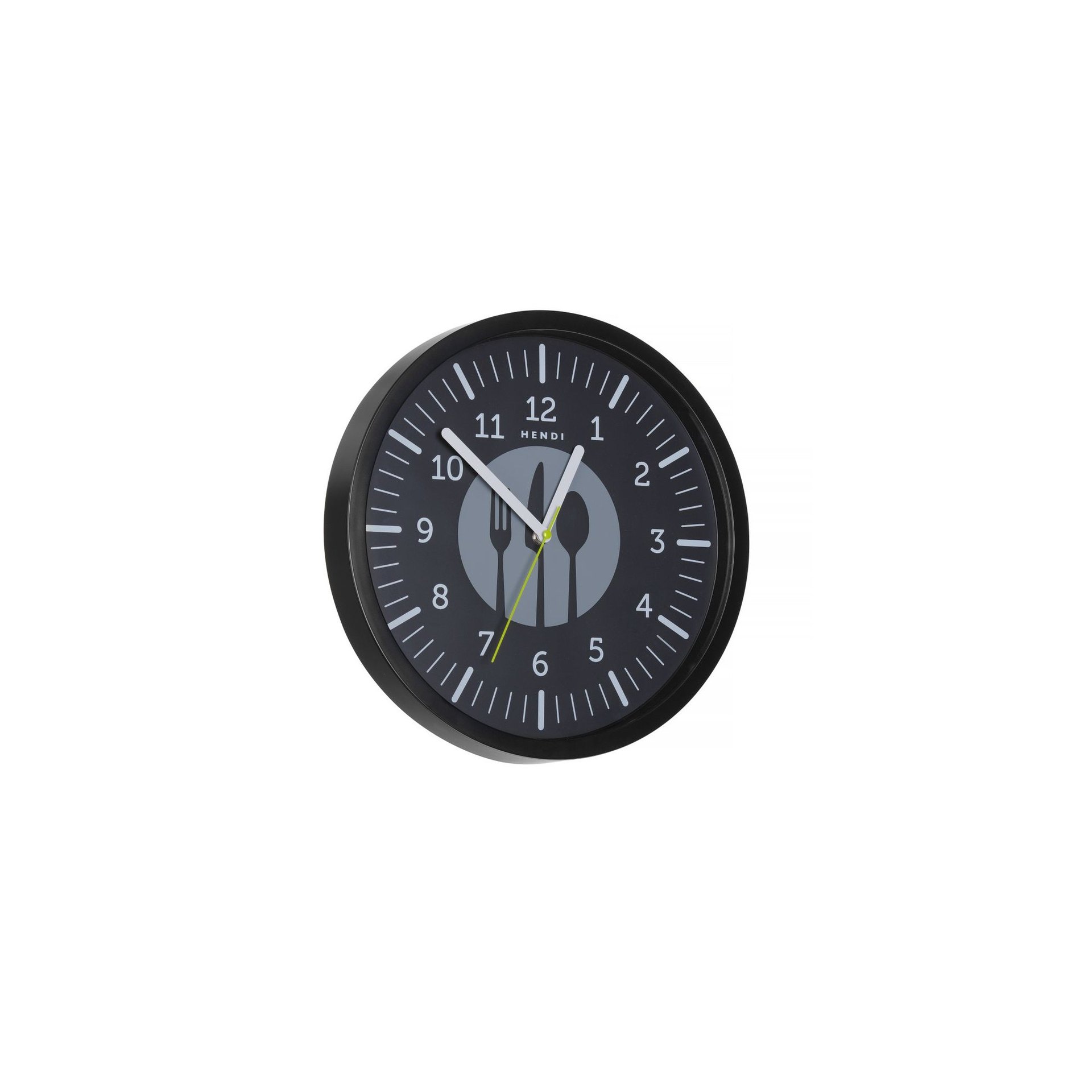 Wanduhr, designed by Robert Bronwasser, Schwarz, ⌀356x(H)45mm