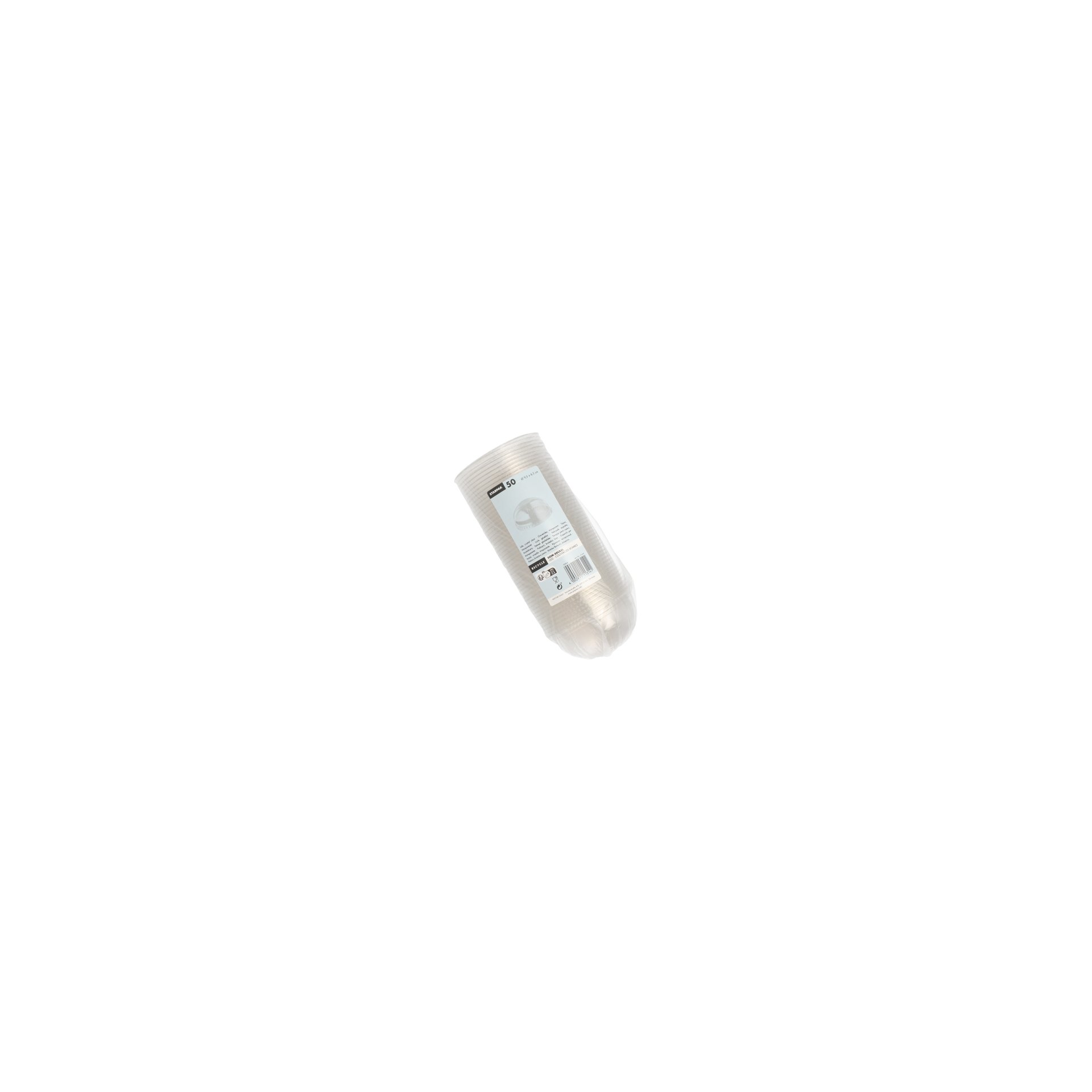 Dom-Deckel "Hurricane", PET rund Ø 9,5 cm · 4,5 cm glasklar ohne Lochung