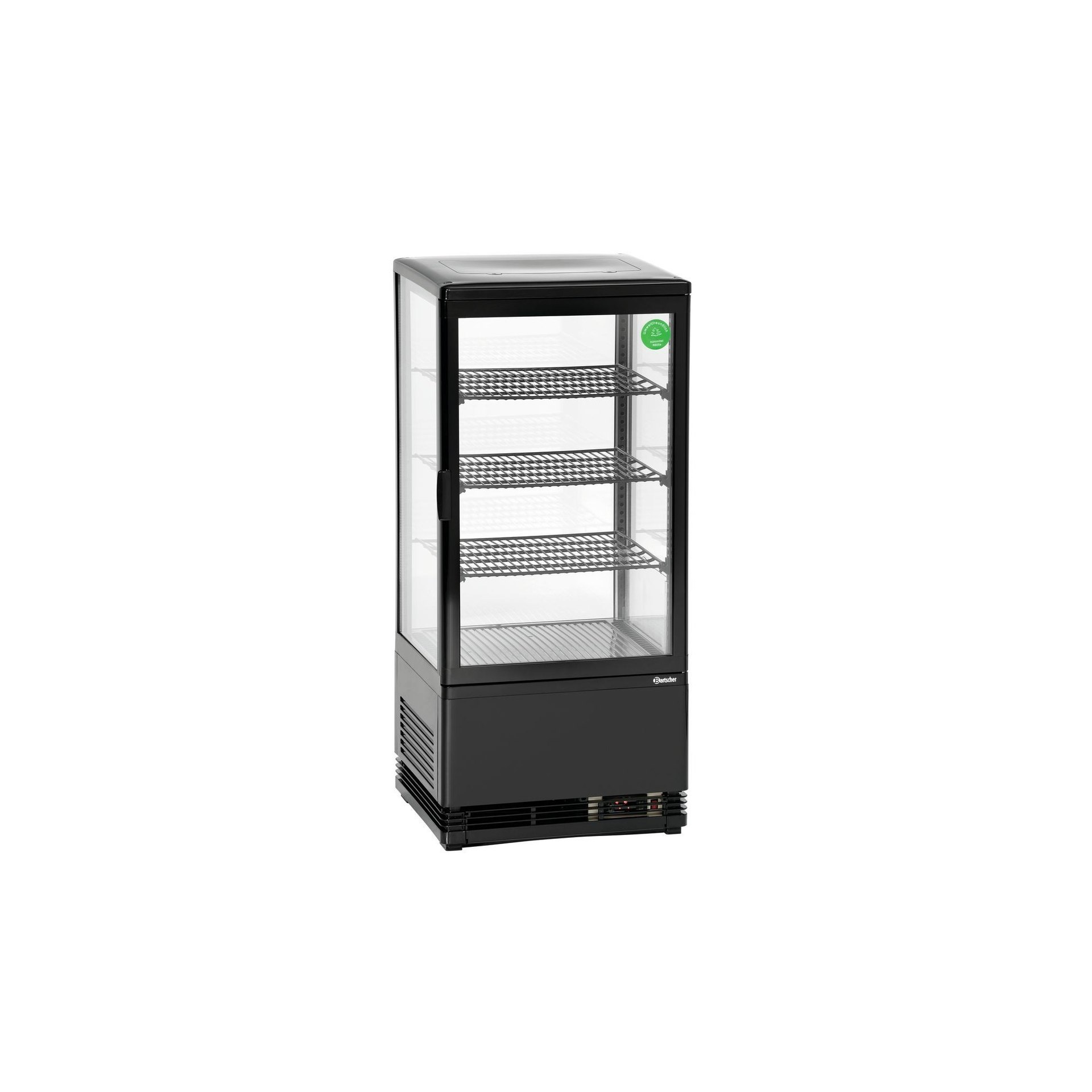 Mini-Kühlvitrine 78L, schwarz