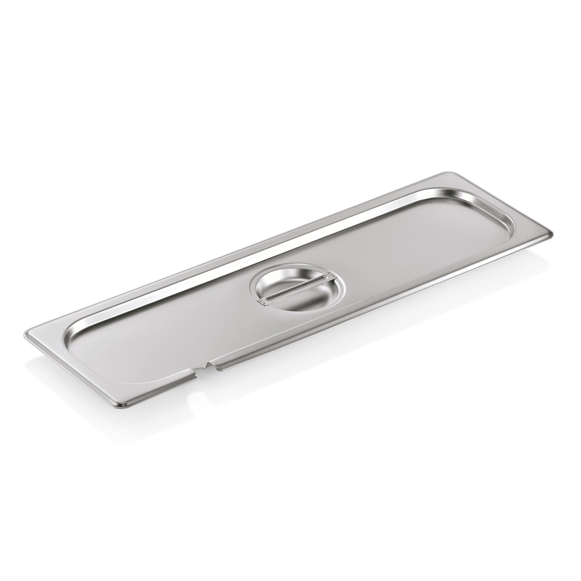 GN 2/4 Deckel mit Löffelaussparung GN 90