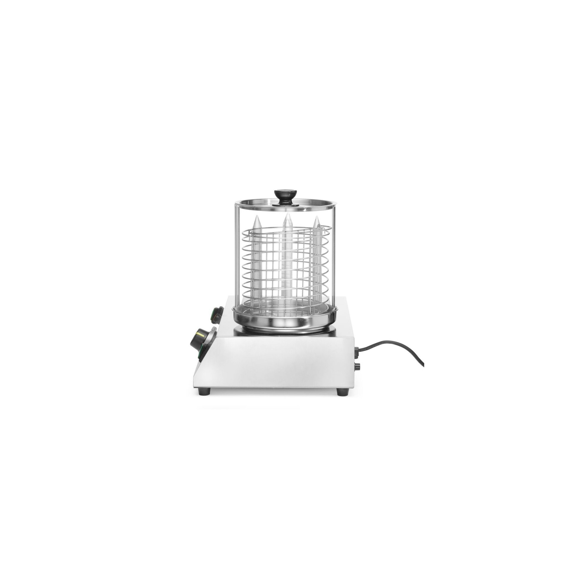 Würstchen- und Hotdog-Brötchenwärmer, 220-240V/550W, 500x310x(H)395mm