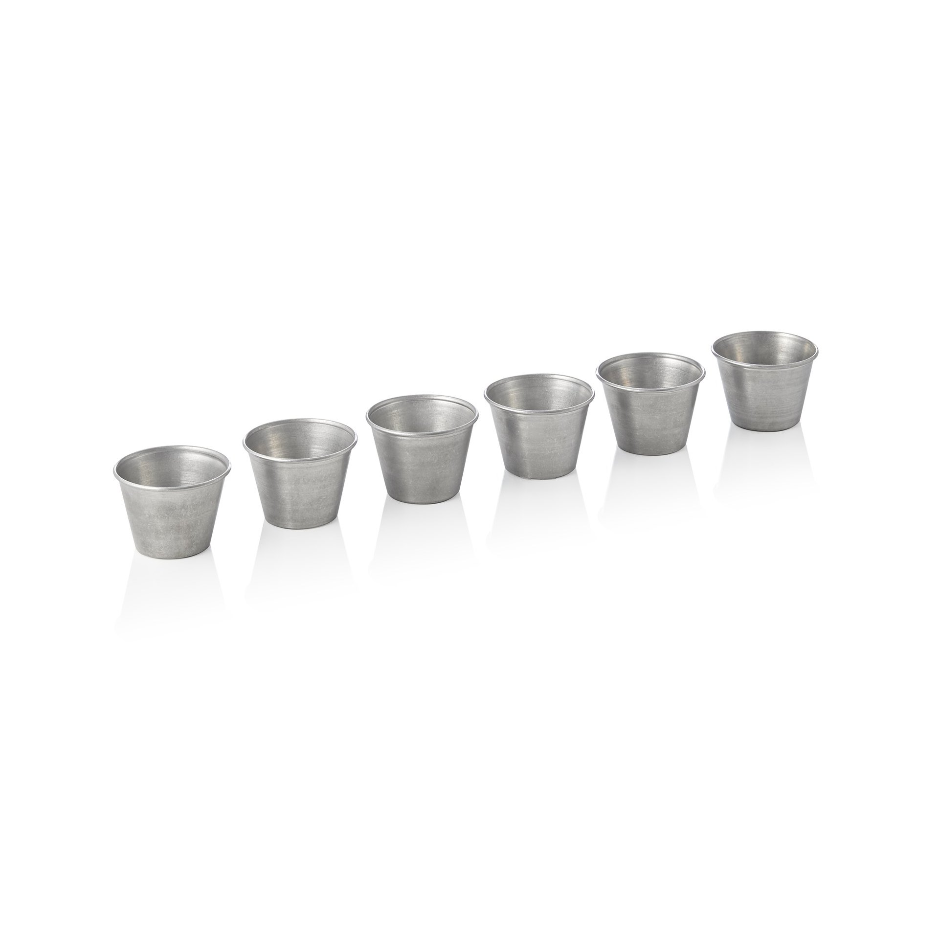 Dipschale Set STEEL & STYLE VINTAGE, Ø 6 cm, Set á 6 Stück, 60 ml, Chromnickelstahl Dipschale Set STEEL & STYLE VINTAGE, Ø 6 cm, Set á 6 Stück, 60 ml, Chromnickelstahl