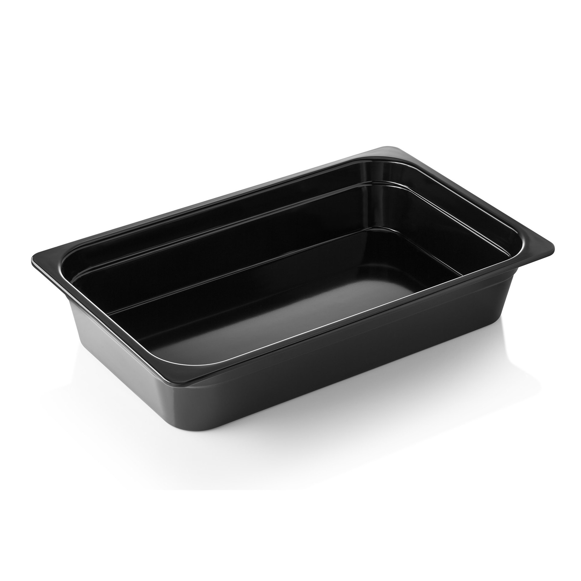 GN Behälter GN 65 BLACK 1/1-100 mm, schwarz, Melamin