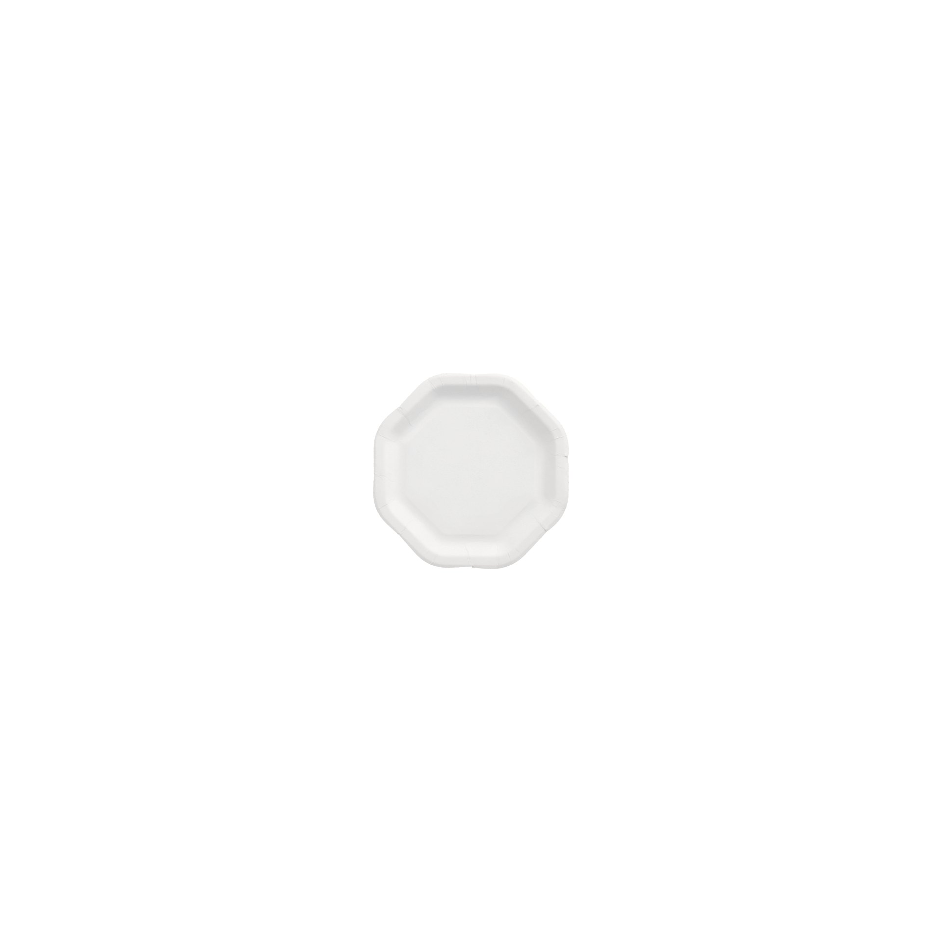 Teller, Pappe "pure" 8-eckig 23,5 cm x 23,5 cm weiss Teller, Pappe "pure" 8-eckig 23,5 cm x 23,5 cm weiss