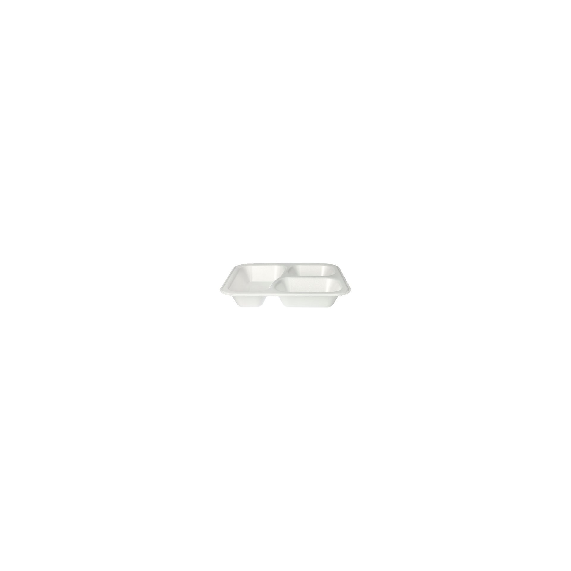 Siegelschalen, XPS 3-geteilt 925 ml 4,2 cm x 21,2 cm x 25 cm weiss laminiert Siegelschalen, XPS 3-geteilt 925 ml 4,2 cm x 21,2 cm x 25 cm weiss laminiert