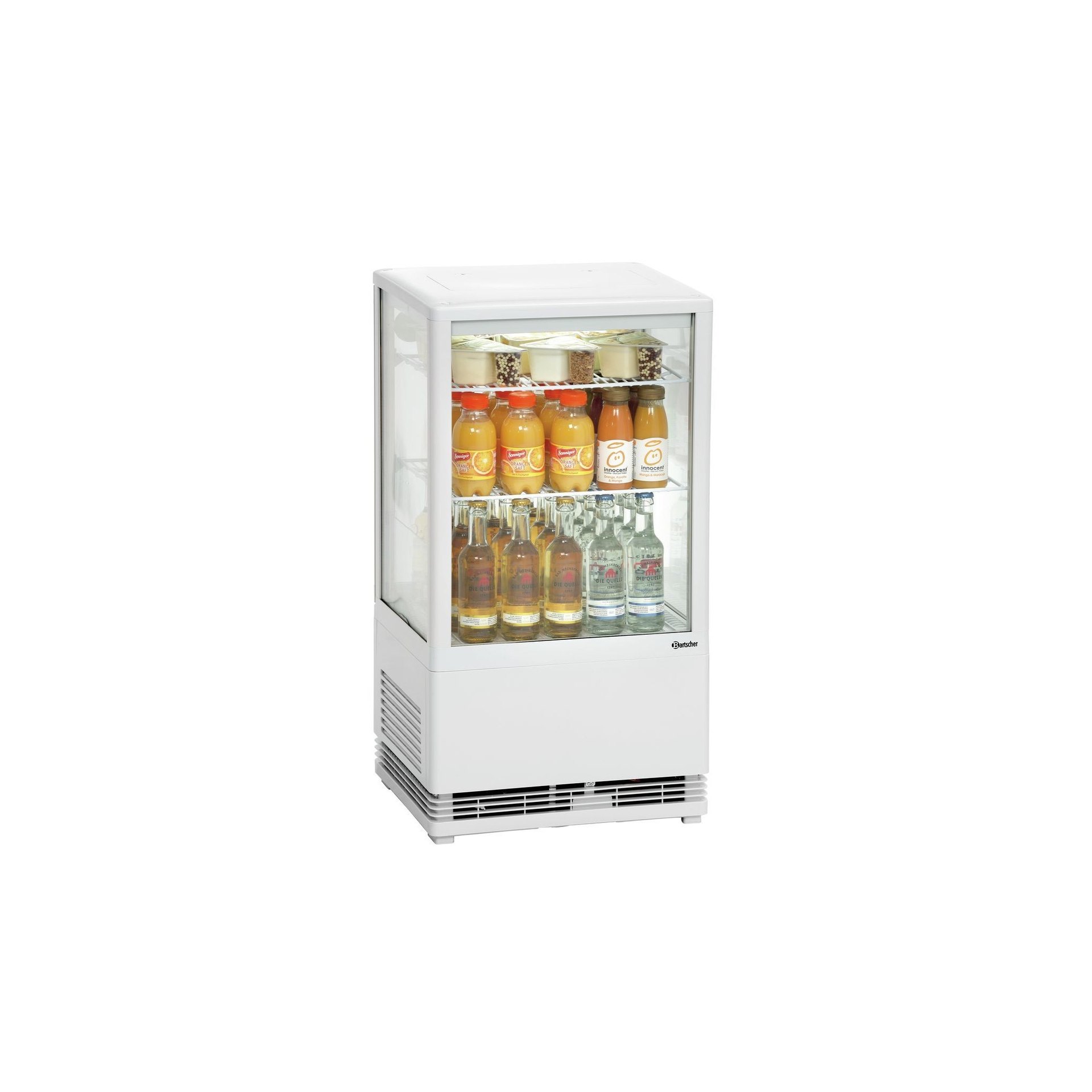 Mini Kühlvitrine 58L, weiß Mini Kühlvitrine 58L, weiß