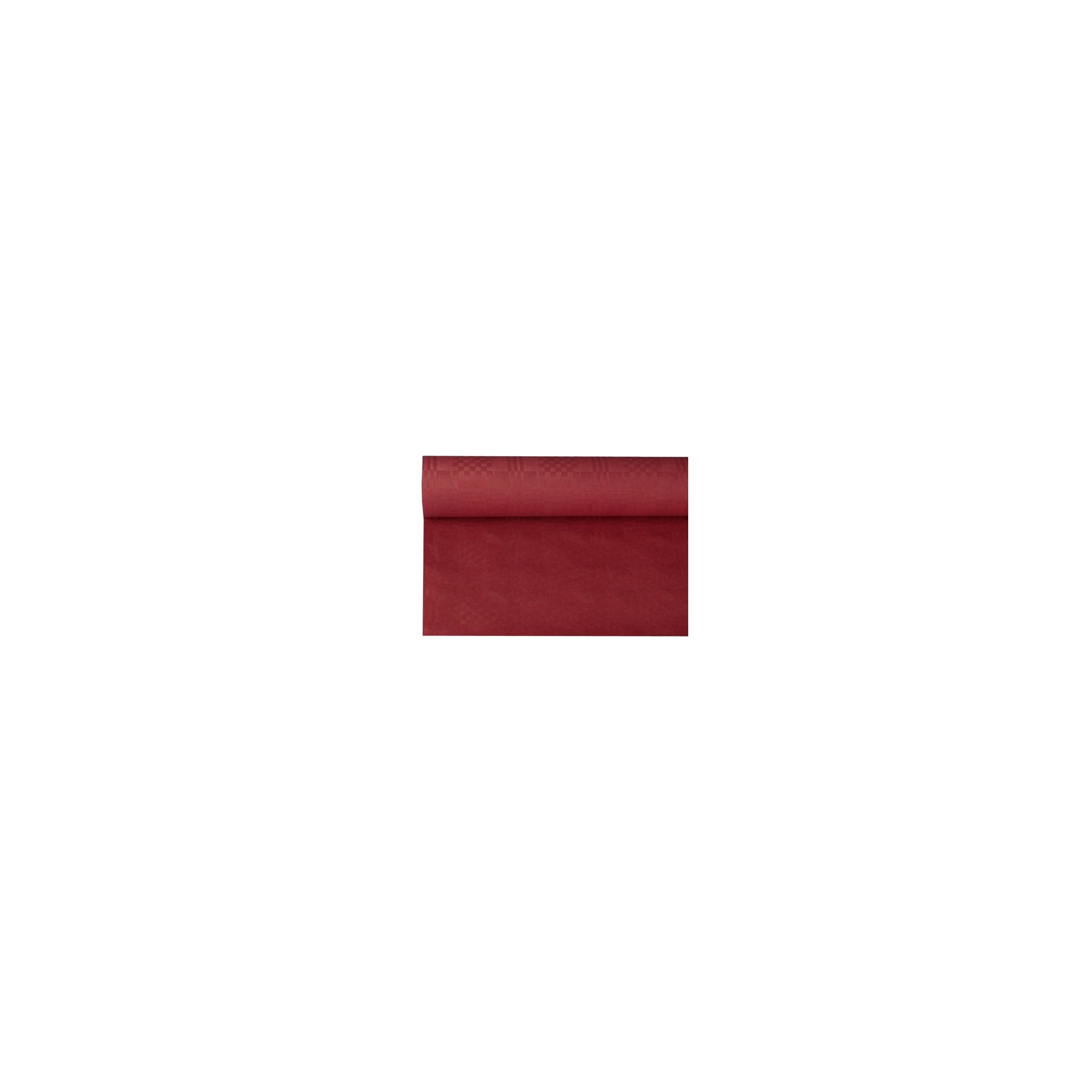 Papiertischtuch mit Damastprägung 8 m x 1,2 m bordeaux