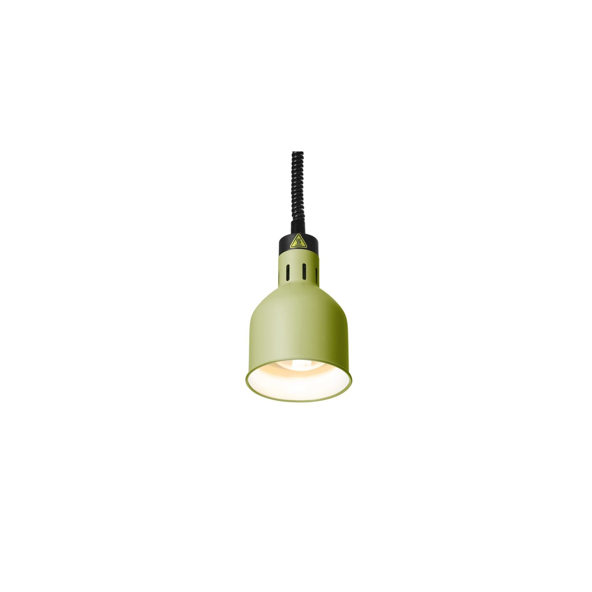 Höhenverstellbare Wärmelampe, zylinderförmig, Grün, 230V/250W, ⌀175x(H)250mm