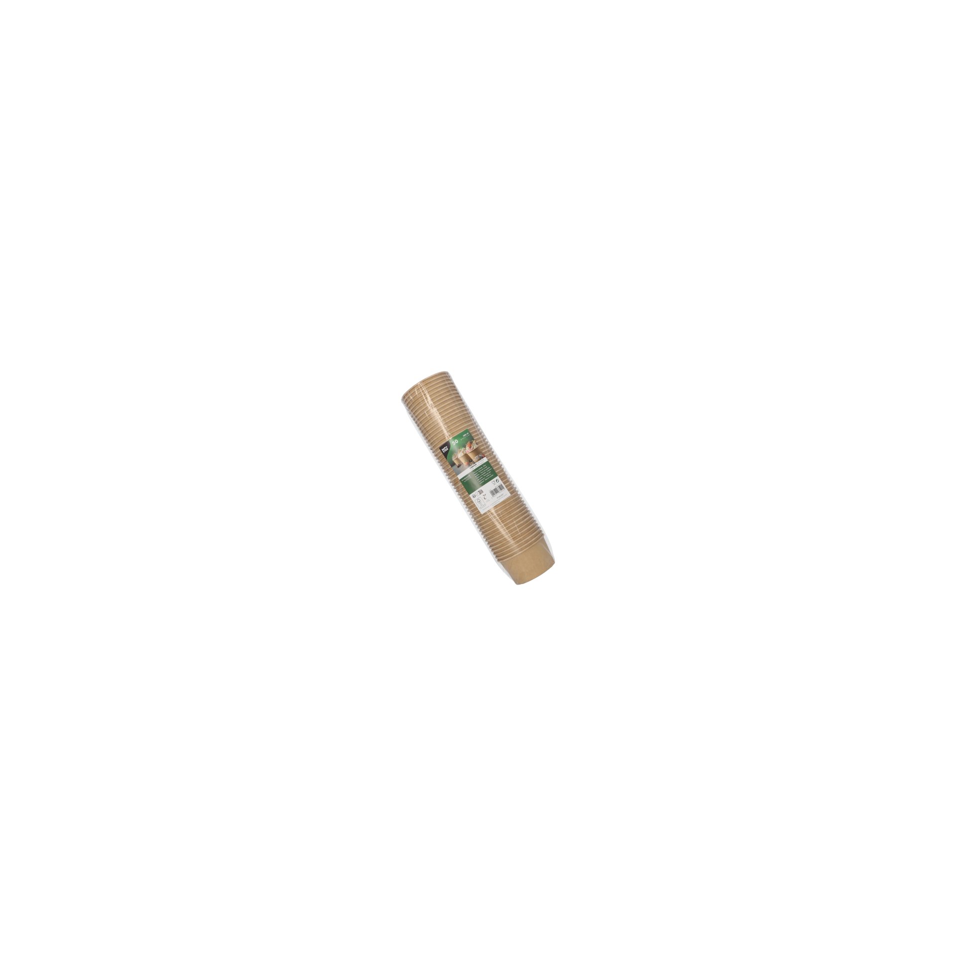 Eisbecher, Pappe rund 200 ml Ø 9,2 cm · 5 cm braun
