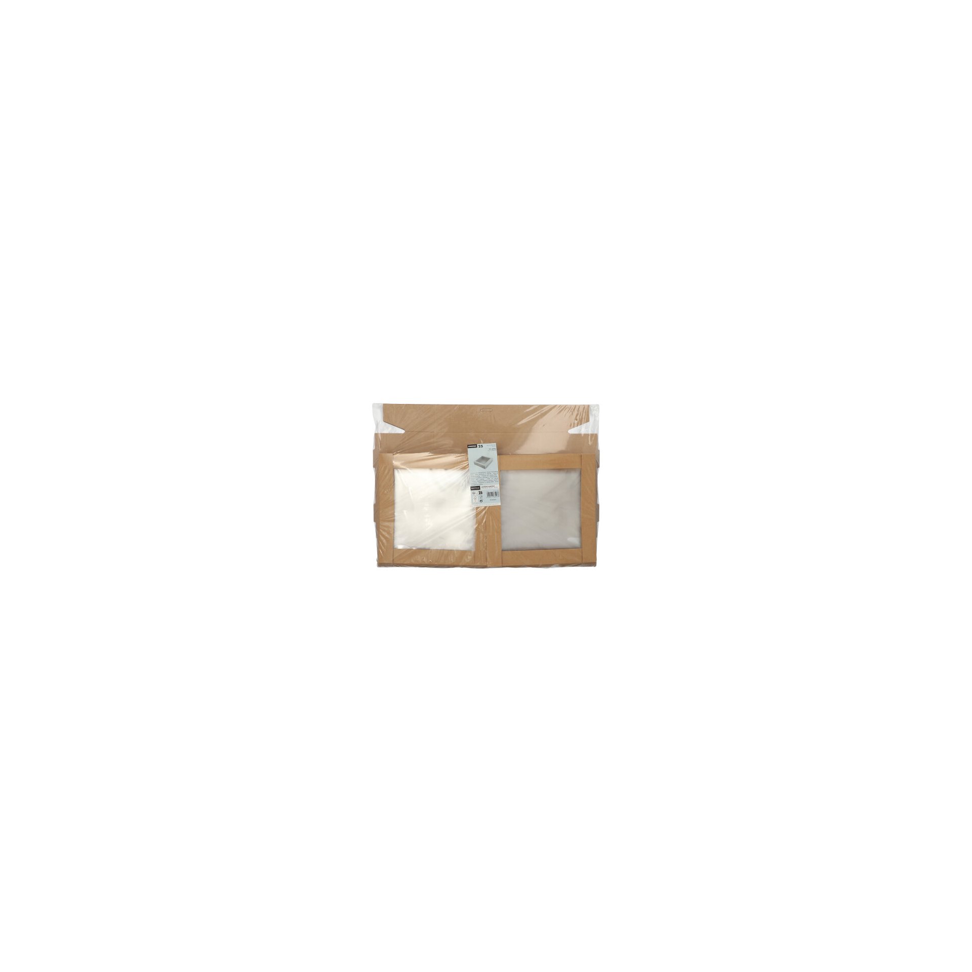 Transport- und Catering-Kartons, Pappe eckig 6 cm x 22,5 cm x 22,5 cm braun