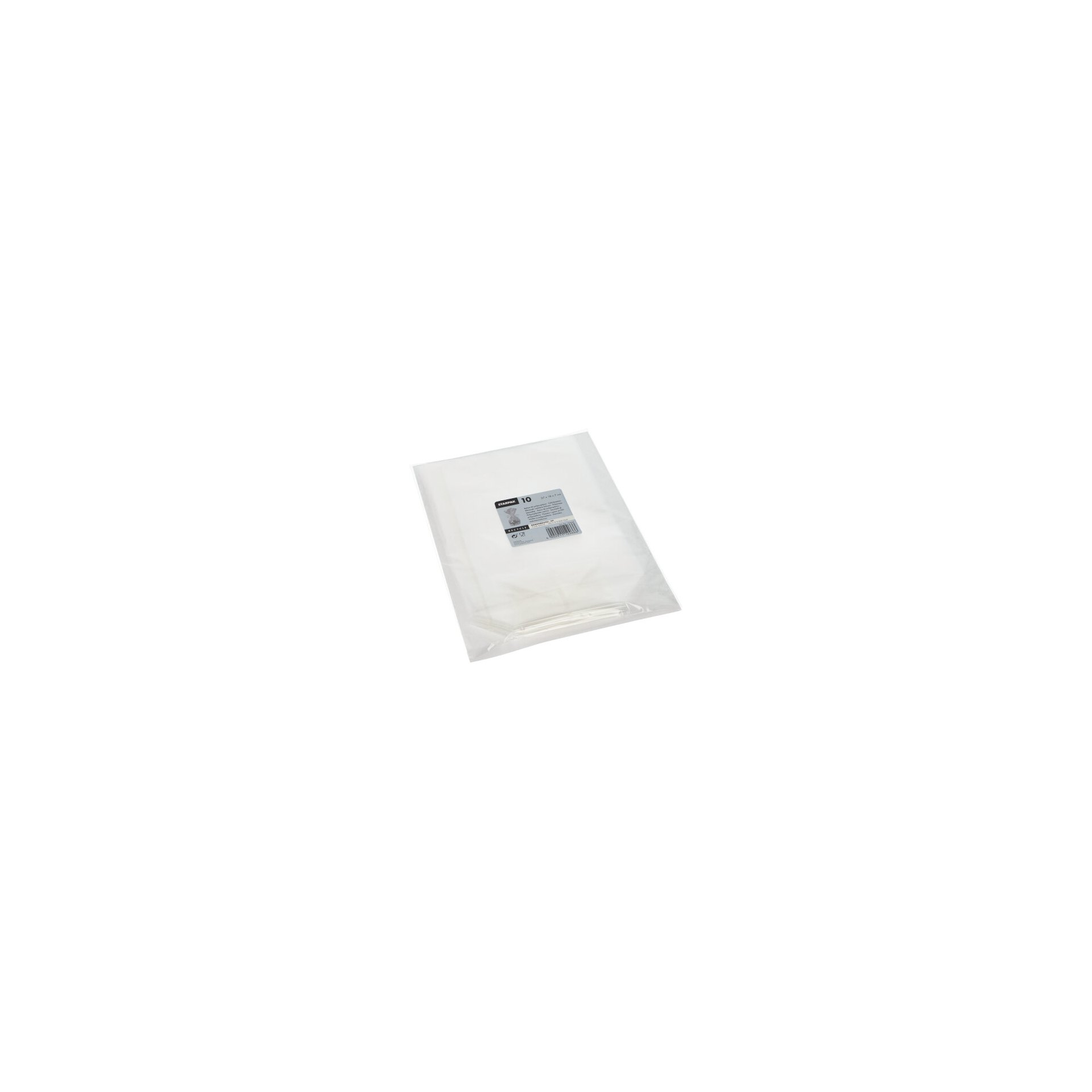 Bodenbeutel, PP 27 cm x 18 cm x 7 cm transparent
