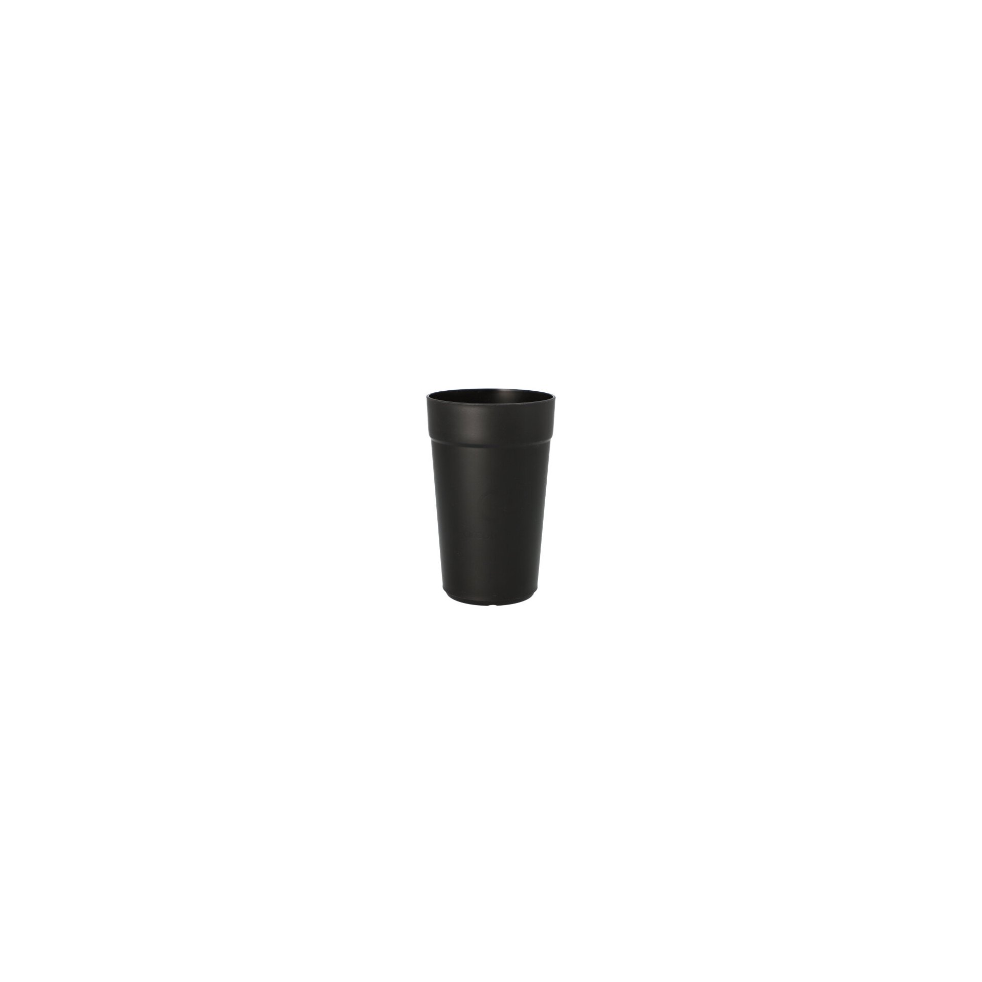 "Circulware" Mehrweg-Trinkbecher PP rund 0,4 l Ø 8 cm · 13 cm schwarz
