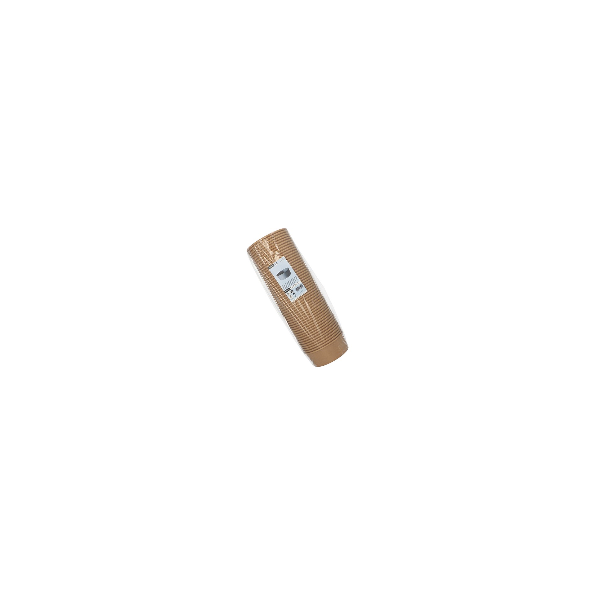Salatschalen, Pappe rund 750 ml Ø 15 cm · 6 cm braun Salatschalen, Pappe rund 750 ml Ø 15 cm · 6 cm braun