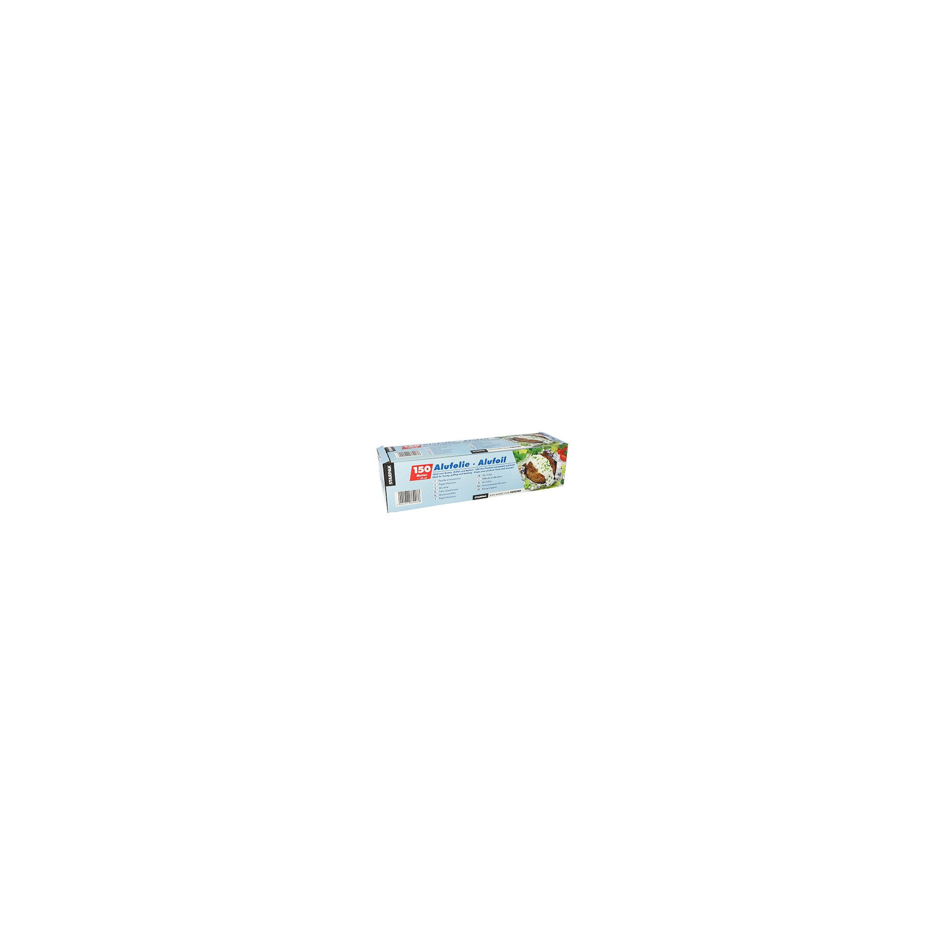 Alufolie 150 m x 30 cm in Faltschachtel