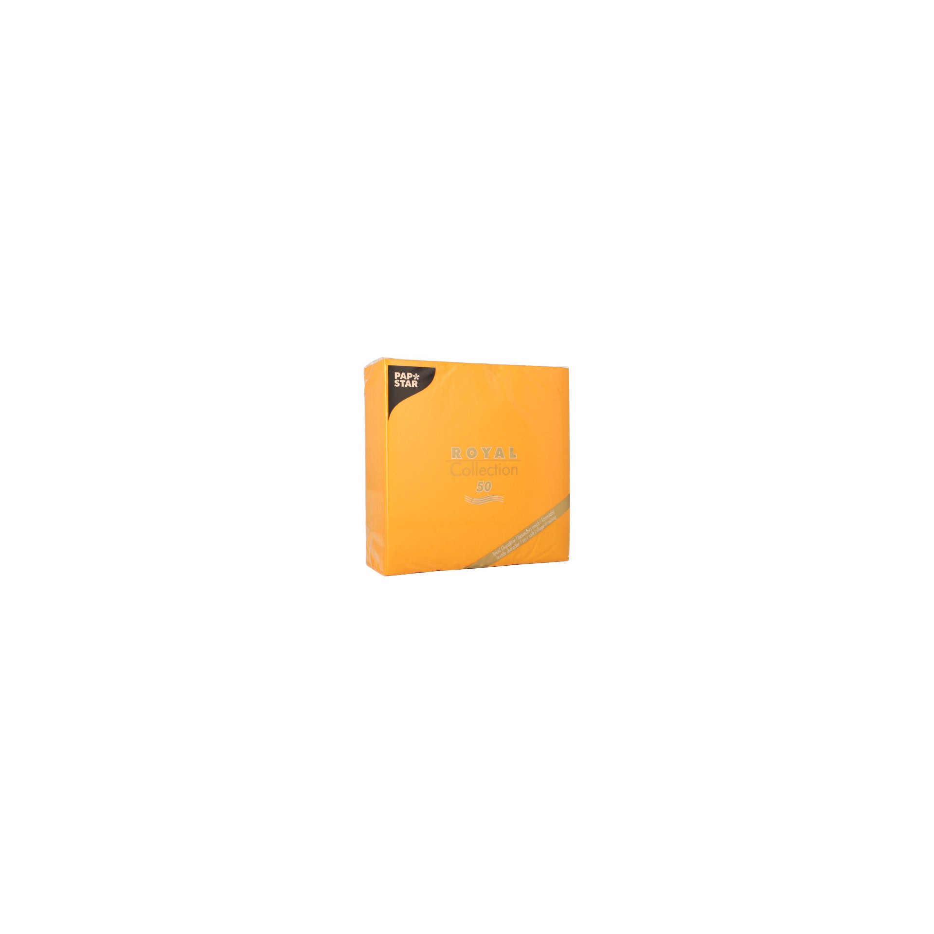 Servietten "ROYAL Collection" 1/4-Falz 40 cm x 40 cm orange