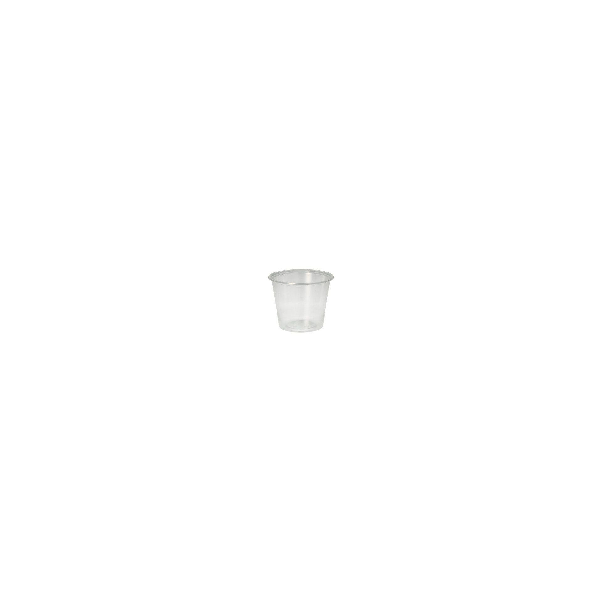 Dressingbecher, PP rund 125 ml Ø 7,1 cm · 5,7 cm transparent Dressingbecher, PP rund 125 ml Ø 7,1 cm · 5,7 cm transparent