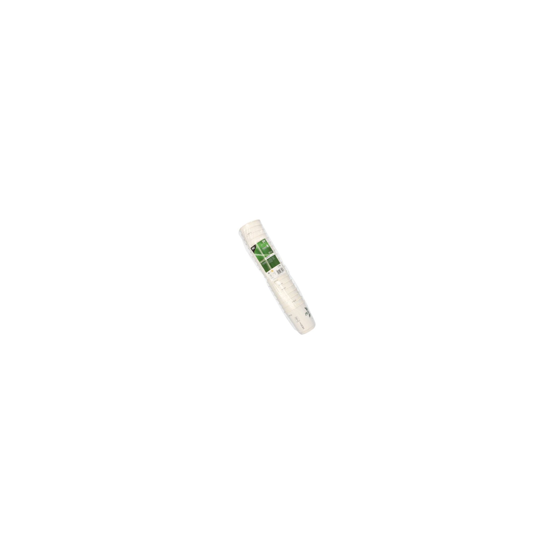 Trinkbecher, Pappe 0,2 l Ø 8 cm · 9 cm weiss "Pure Joy" doppelwandig