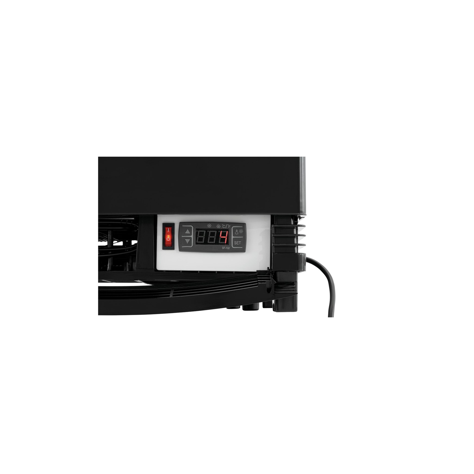 Mini-Kühlvitrine 64L2T schwarz Mini-Kühlvitrine 98L2T schwarz