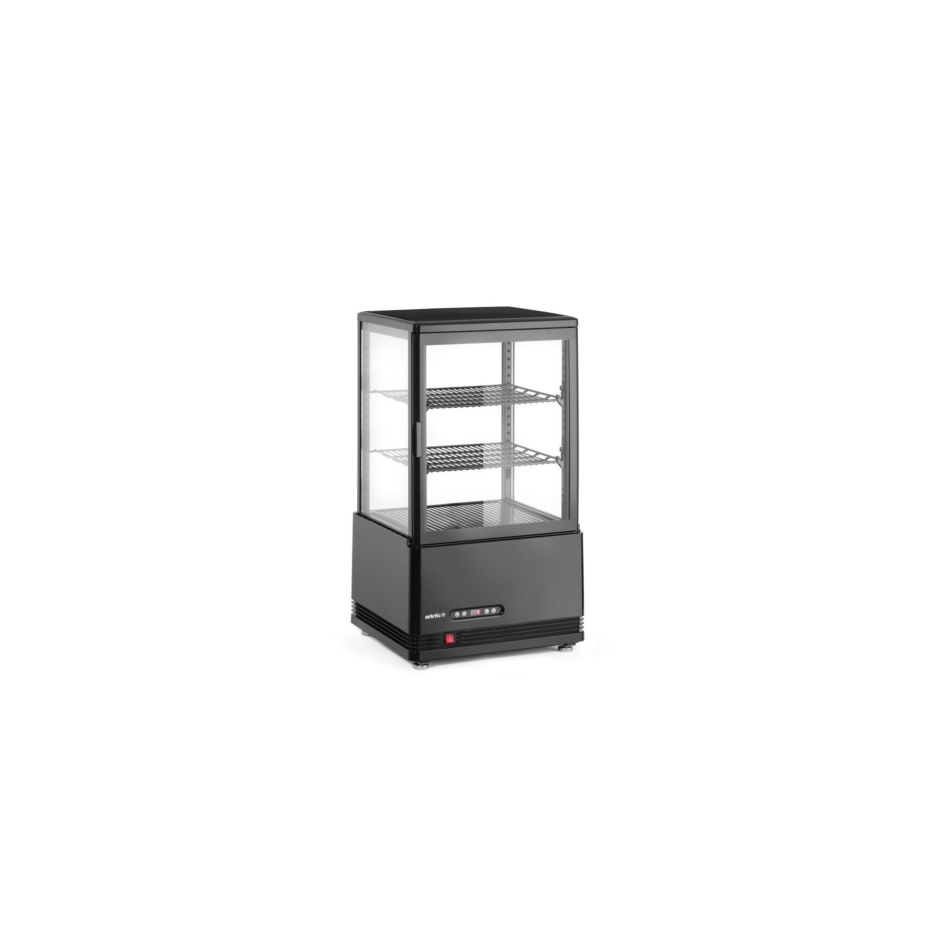 Aufsatz-Kühlvitrine 58L, schwarz Aufsatz-Kühlvitrine 58L, schwarz