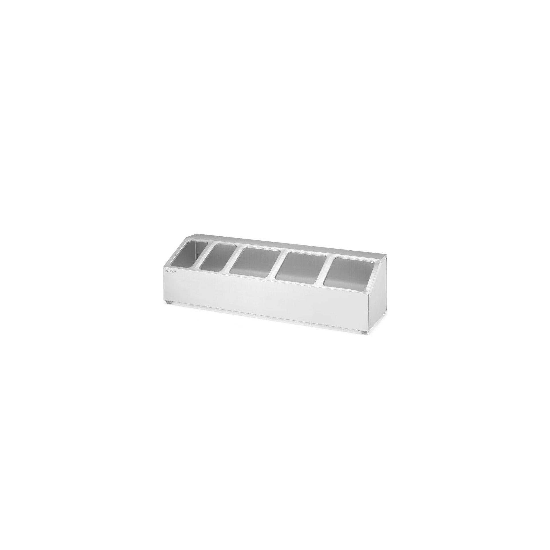 Halterung für Gastronorm-Behälter, 5 Fächer, 745x245x(H)215mm