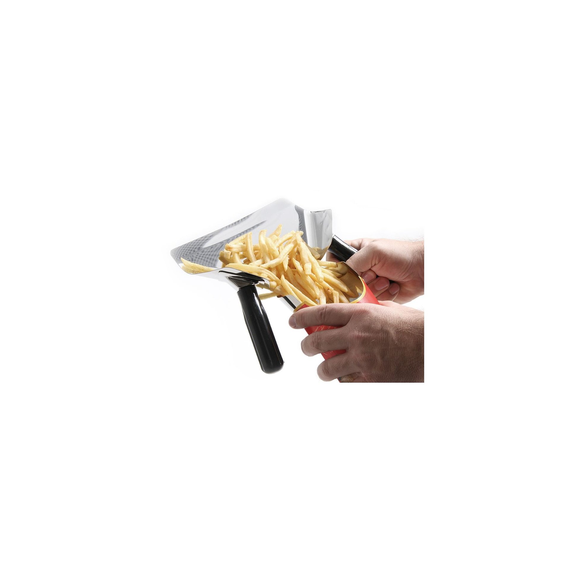 Pommes- und Nacho-Schaufel, Schwarz, 230x220mm Pommes- und Nacho-Schaufel, Schwarz, 230x220mm