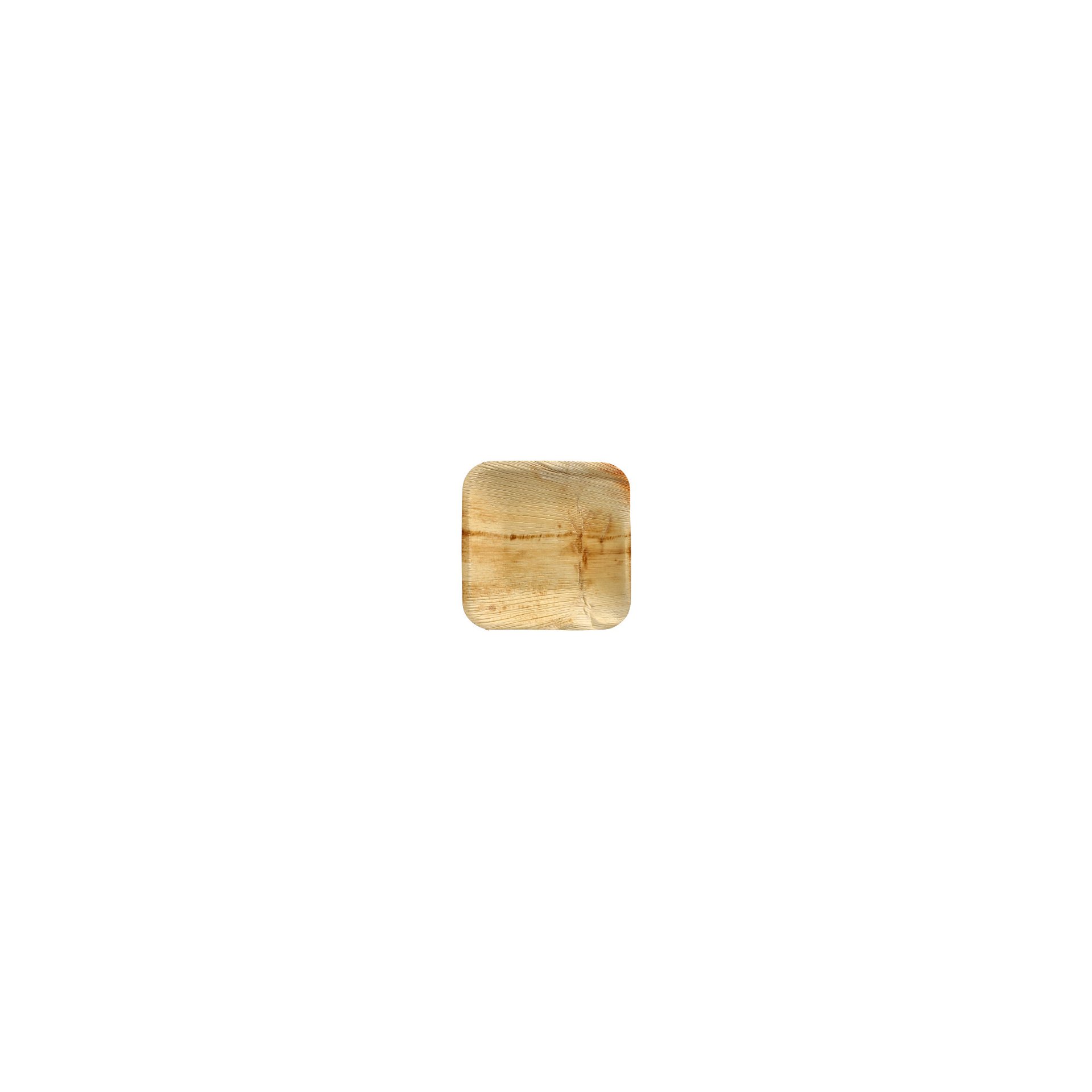 Teller, Palmblatt "pure" eckig 15 cm x 15 cm x 2 cm Teller, Palmblatt "pure" eckig 15 cm x 15 cm x 2 cm