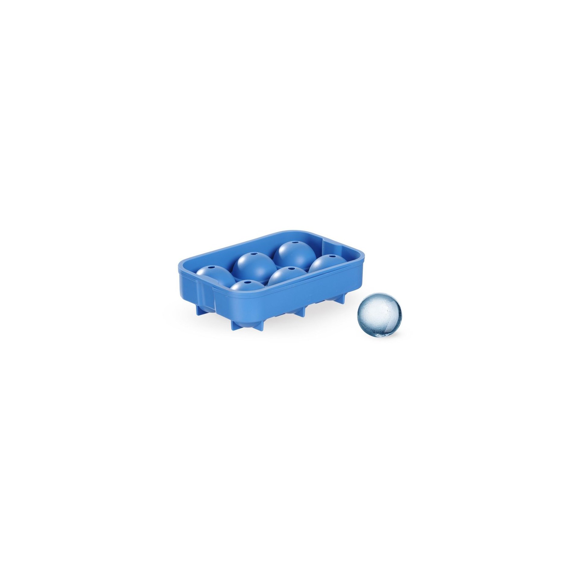 Eiswürfelform, kugelförmig, BarUp, Blau, 180x125x(H)50mm Eiswürfelform, kugelförmig, BarUp, Blau, 180x125x(H)50mm