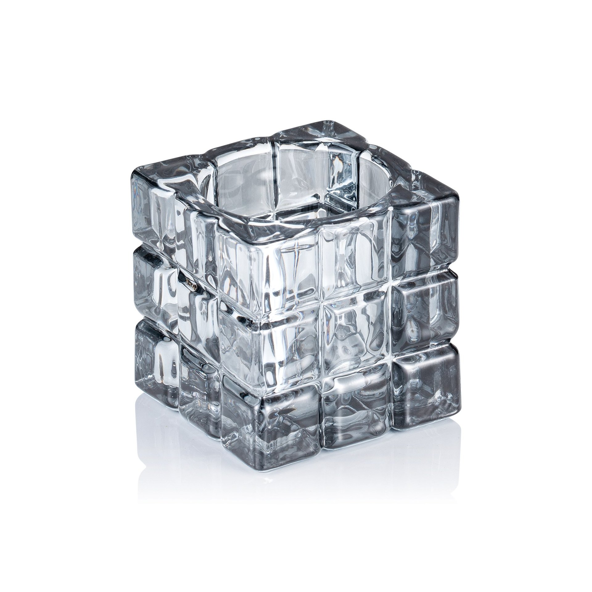 Cube Smoke Grey YUYU, 6,5 x 6,5 x 6,5 cm Cube Smoke Grey YUYU, 6,5 x 6,5 x 6,5 cm