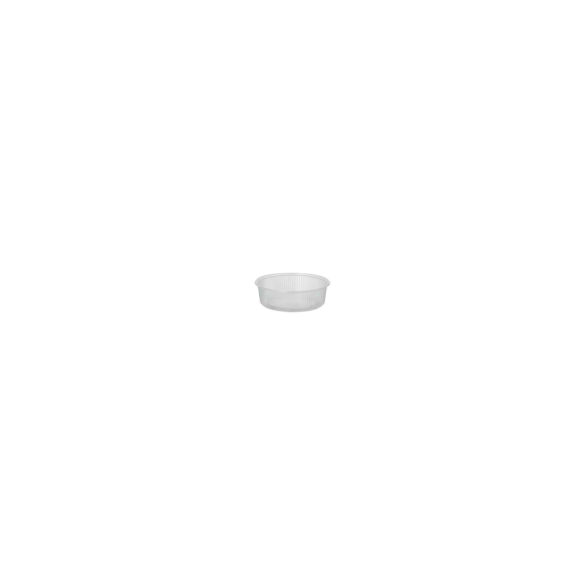 Verpackungsbecher, PP rund 125 ml Ø 10,1 cm · 3,1 cm transparent Verpackungsbecher, PP rund 125 ml Ø 10,1 cm · 3,1 cm transparent