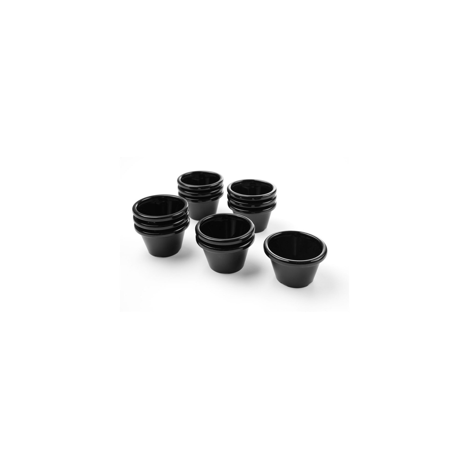 Auflaufförmchen 0,045L, Schwarz ⌀60x(H)35mm Auflaufförmchen 0,045L, Schwarz ⌀60x(H)35mm