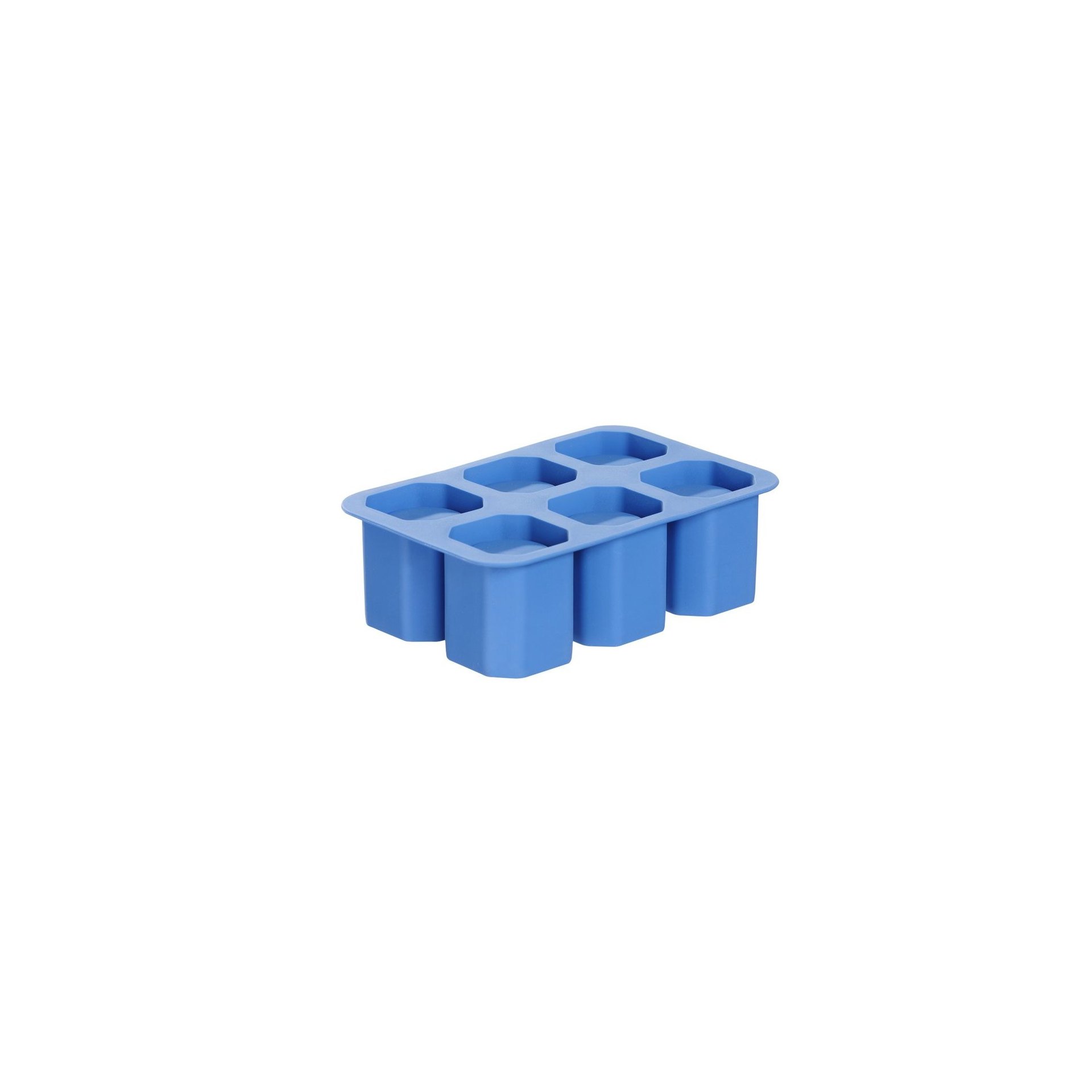 Eiswürfelform, Shotglas, BarUp, Blau, 125x190x(H)60mm Eiswürfelform, Shotglas, BarUp, Blau, 125x190x(H)60mm