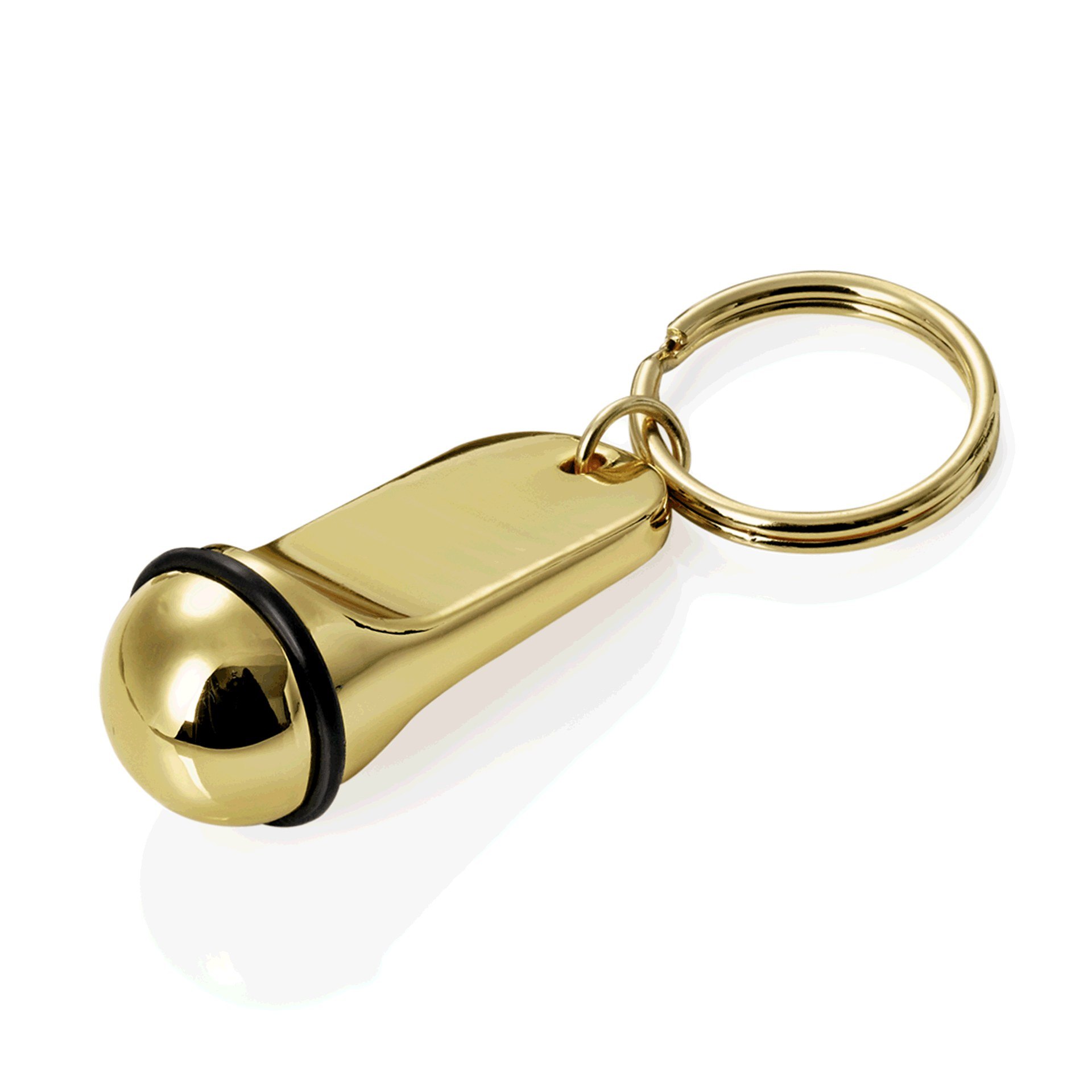 Schlüsselanhänger 2,5 cm, golden Schlüsselanhänger 2,5 cm, golden