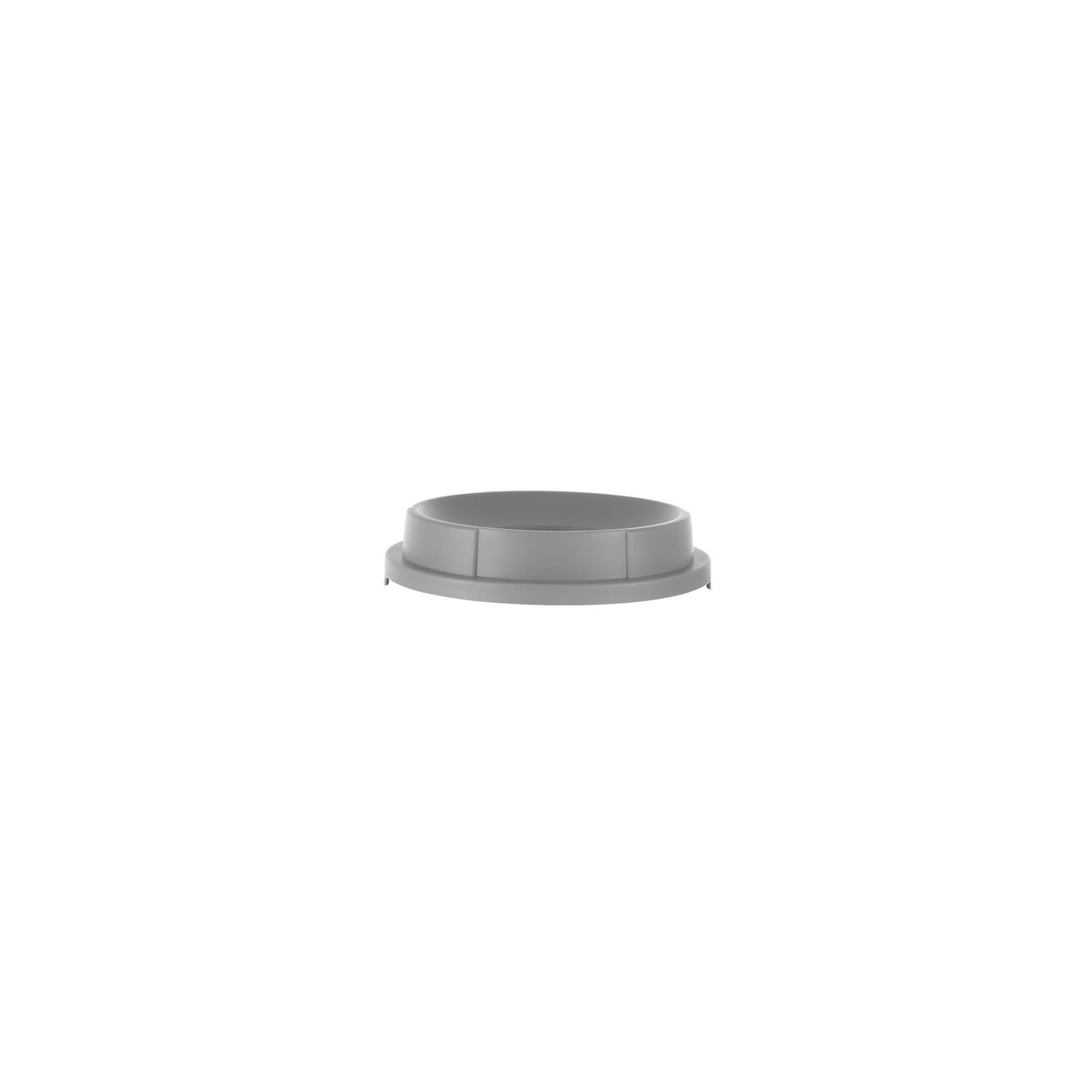 Offener Deckel für Abfalleimer rund, AmerBox, Passend für 691038, Hellgrau, ⌀570x(H)135mm Offener Deckel für Abfalleimer rund, AmerBox, Passend für 691038, Hellgrau, ⌀570x(H)135mm
