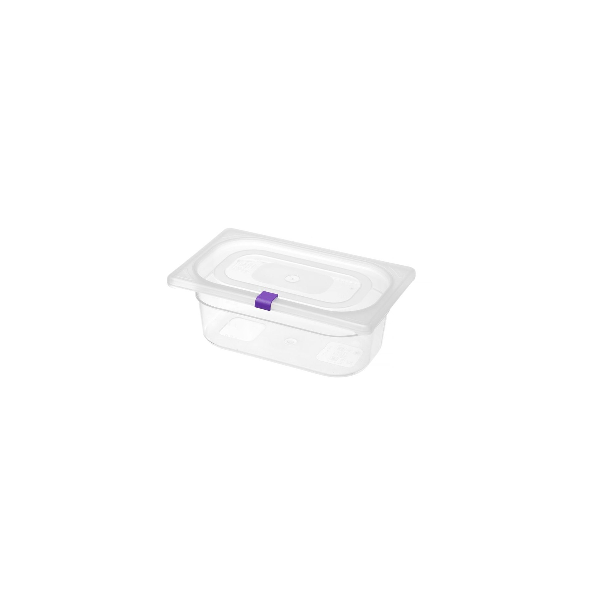 Farbcodierungsclips für HACCP-Aufbewahrungsbehälter, Violett, 12 Stk