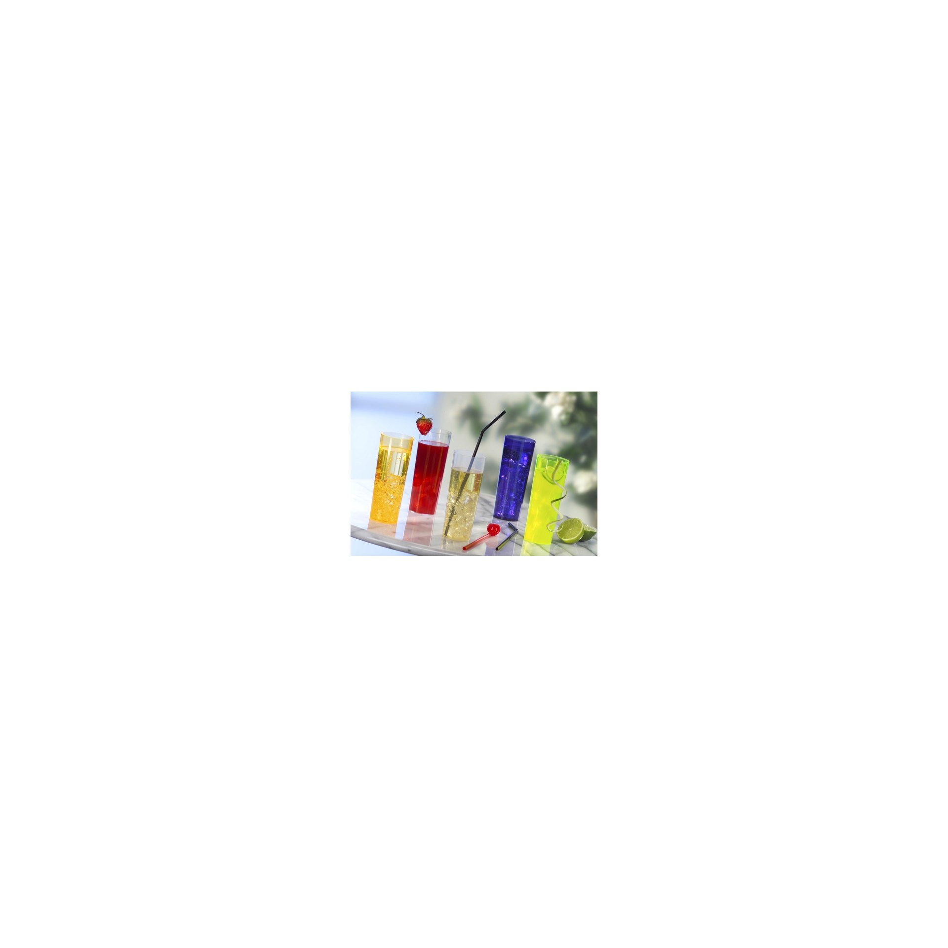 Gläser für Longdrinks, PS 0,3 l Ø 5,85 cm · 15,2 cm glasklar Mehrweg-Gläser für Longdrinks PP 0,3 l Ø 5,85 cm · 15,2 cm transluzent