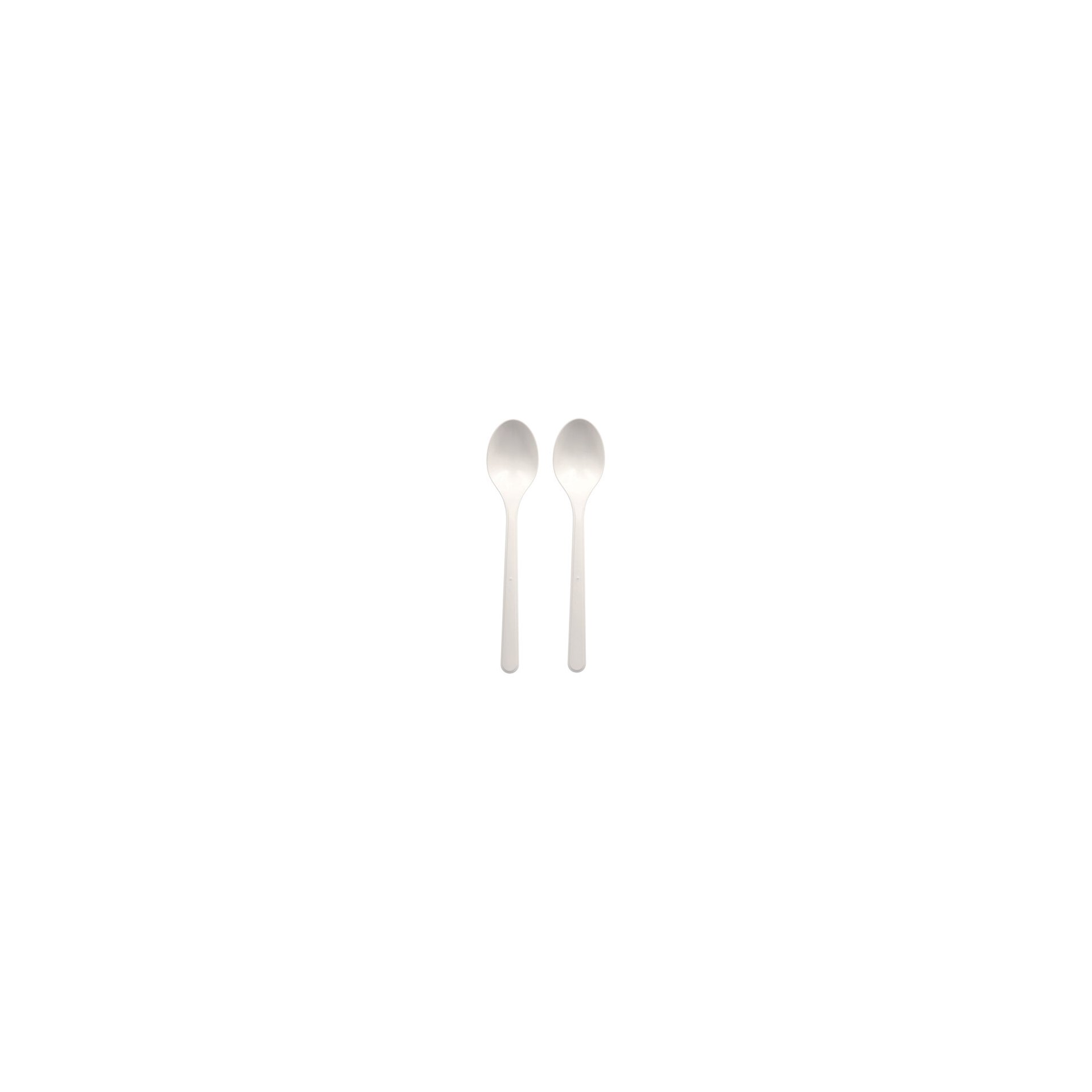 "Circulware" Mehrweg-Löffel PP-MF 18,5 cm weiss extra stabil "Circulware" Mehrweg-Löffel PP-MF 18,5 cm weiss extra stabil