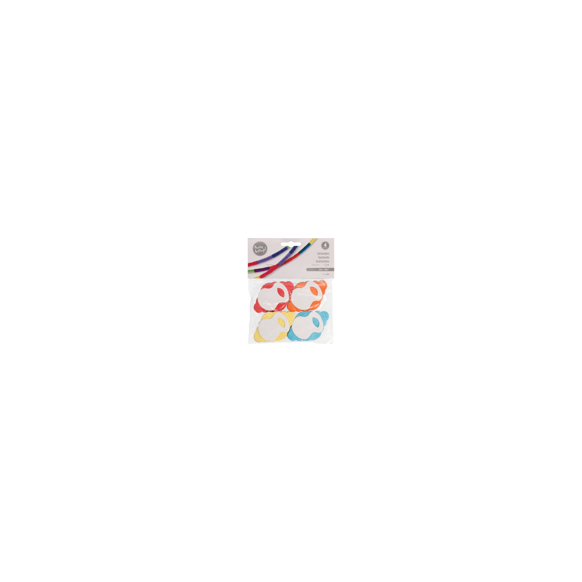 Girlanden, Papier 2 m "Boa - Mini"