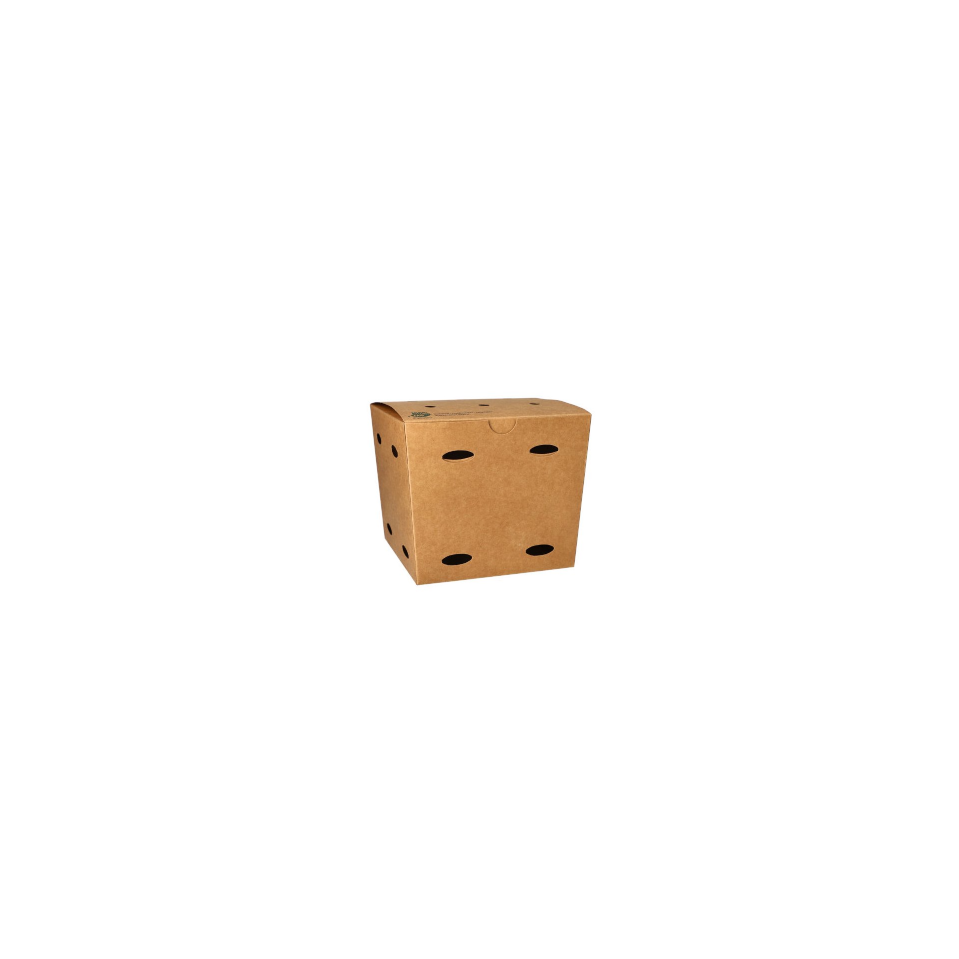 Pommes-Frites-Boxen, Pappe "pure" 14 cm x 14,5 cm x 14,5 cm braun "100% Fair" groß Pommes-Frites-Boxen, Pappe "pure" 14 cm x 14,5 cm x 14,5 cm braun "100% Fair" groß