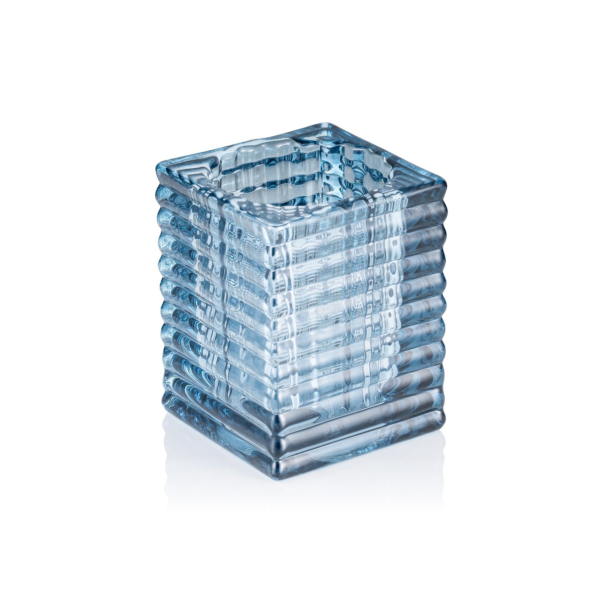 Cube Steel Blue YUYU, 7,5 x 7,5 x 9,5 cm