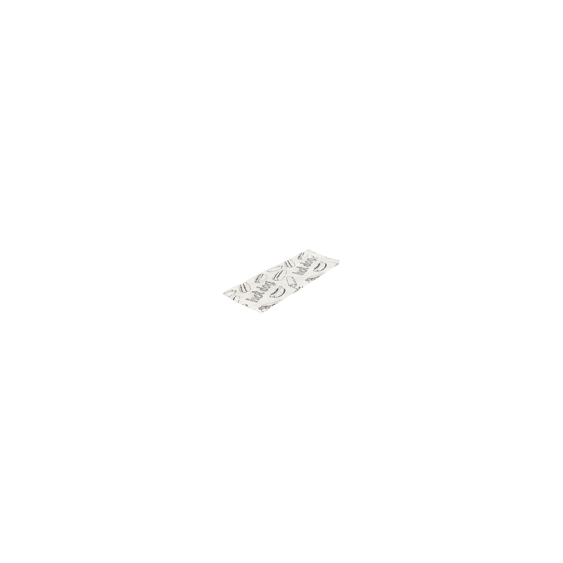 Hot Dog-Tüten Kraftpapier 21 cm x 8,5 cm weiss Hot Dog-Tüten Kraftpapier 21 cm x 8,5 cm weiss