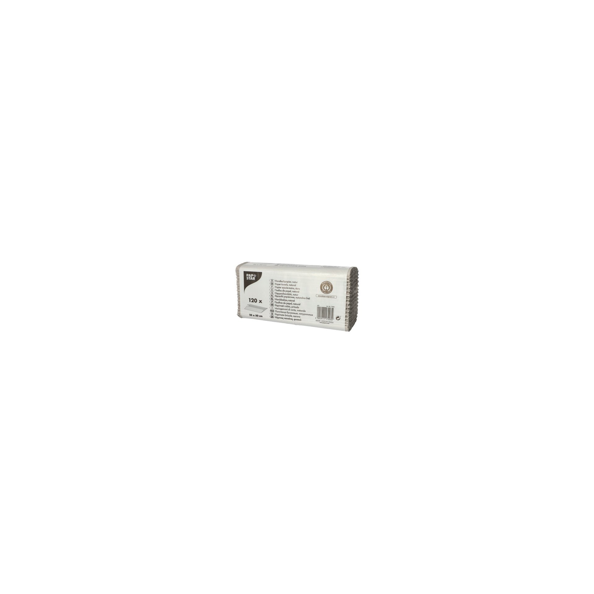 Blatt Handtuchpapier C-Falz 51 cm x 24 cm natur 1-lagig