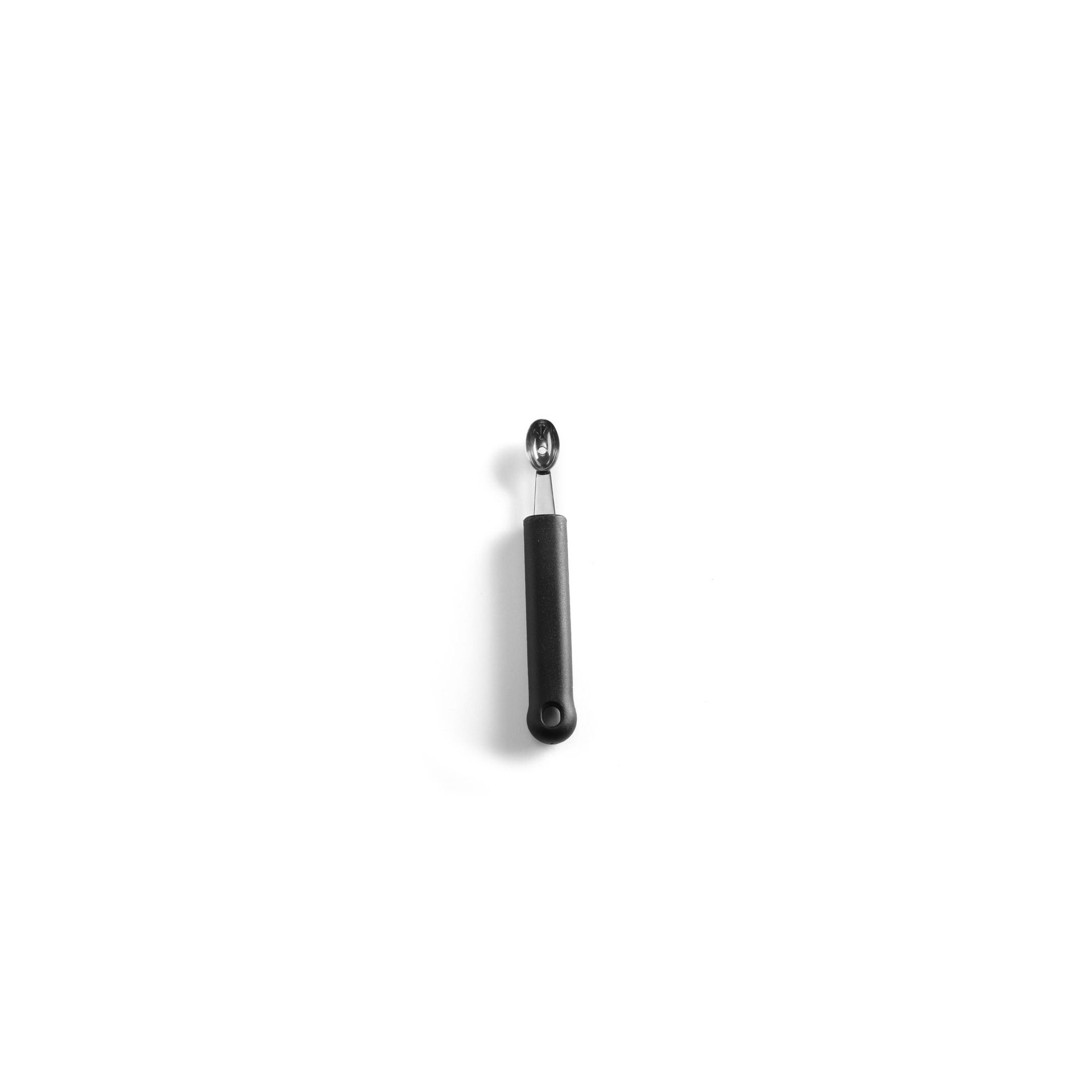 Kugelausstecher einfach - oval, Schwarz, (L)160mm