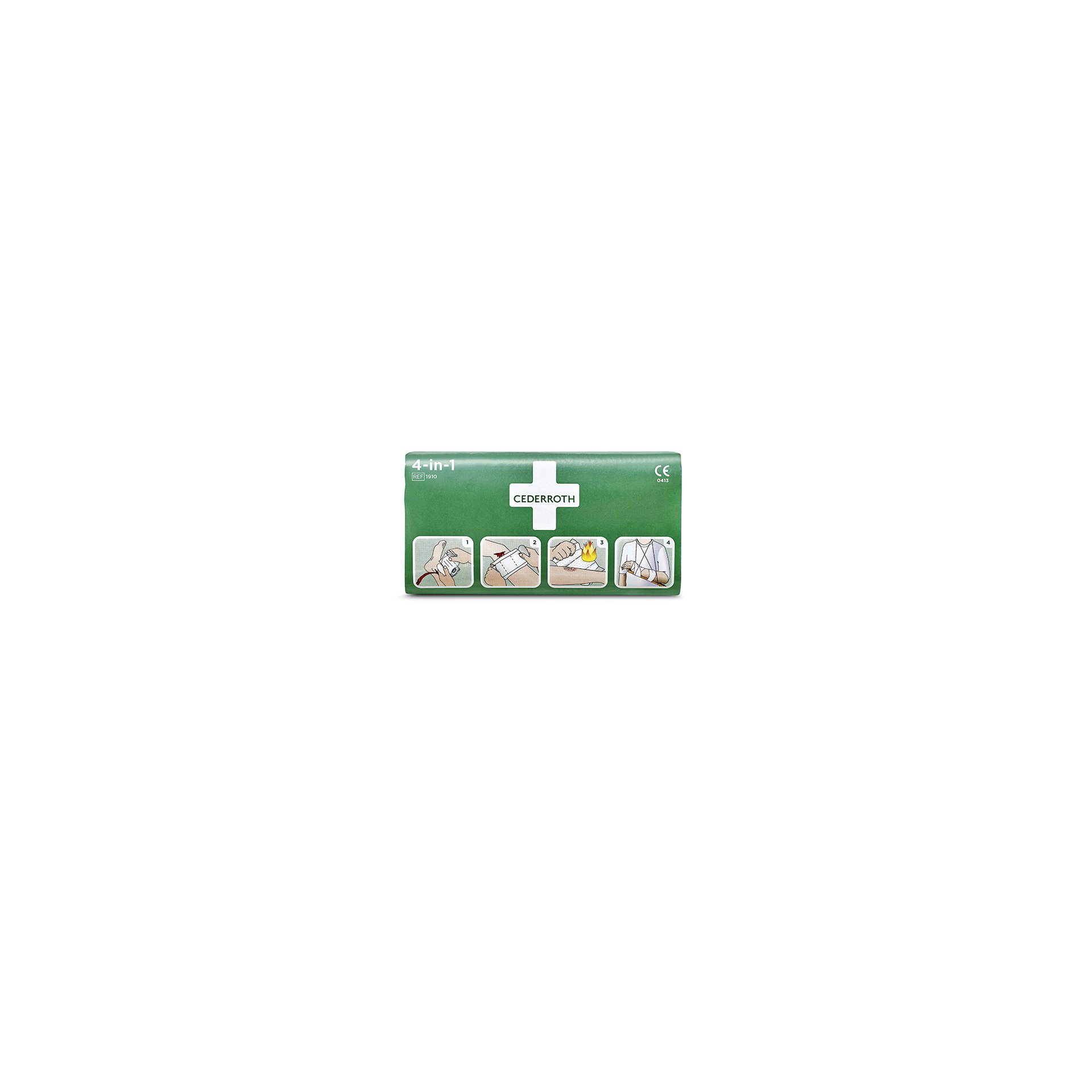 "Cederroth" 4 in 1 Blutstiller Wundverband Set, 3-teilig