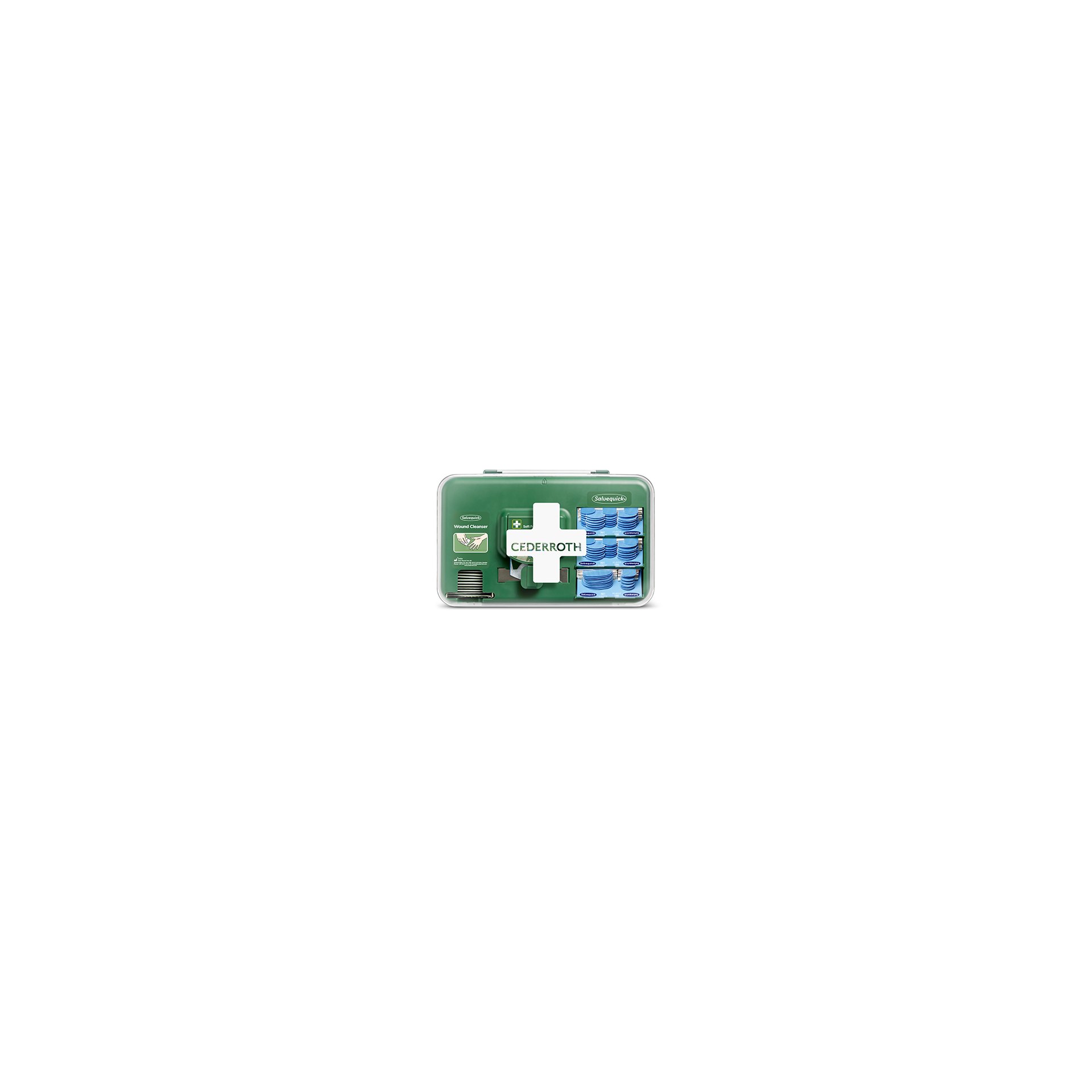 "Cederroth" Wound Care Dispenser, Pflasterspender Detectable 20,3 cm x 30,6 cm x 15,5 cm blau