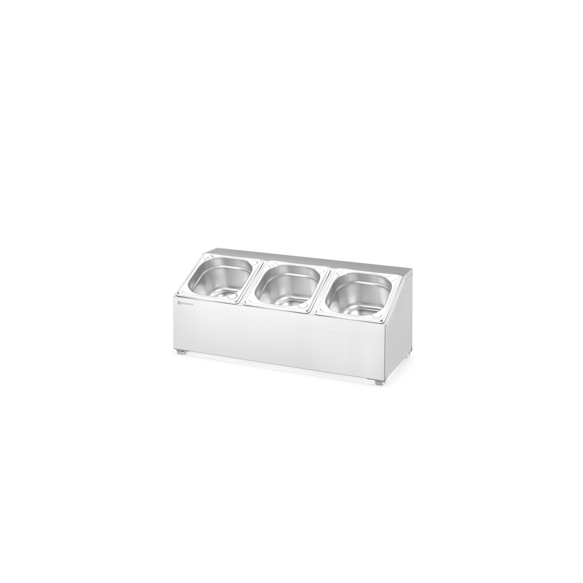 Halterung für Gastronorm-Behälter, 3 Fächer, 512x245x(H)215mm Halterung für Gastronorm-Behälter, 3 Fächer, 512x245x(H)215mm