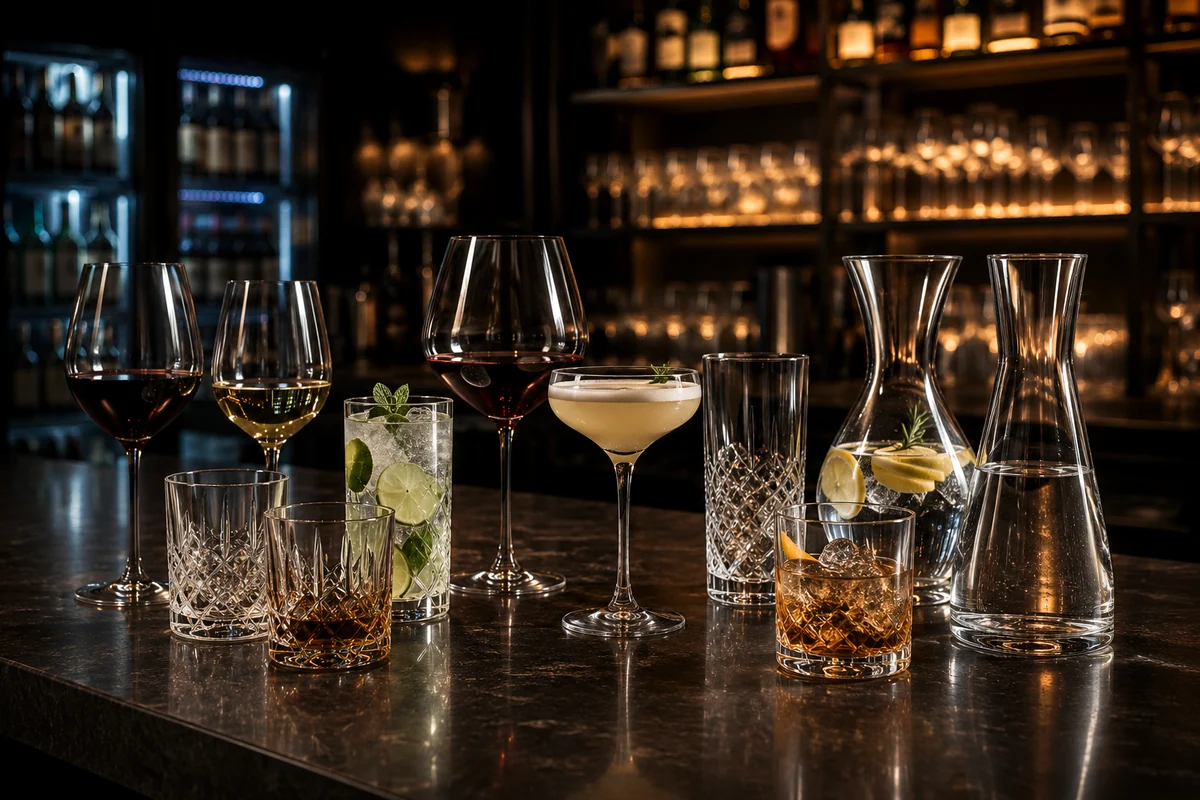 Gläser und Karaffen für Bar und Gastronomie