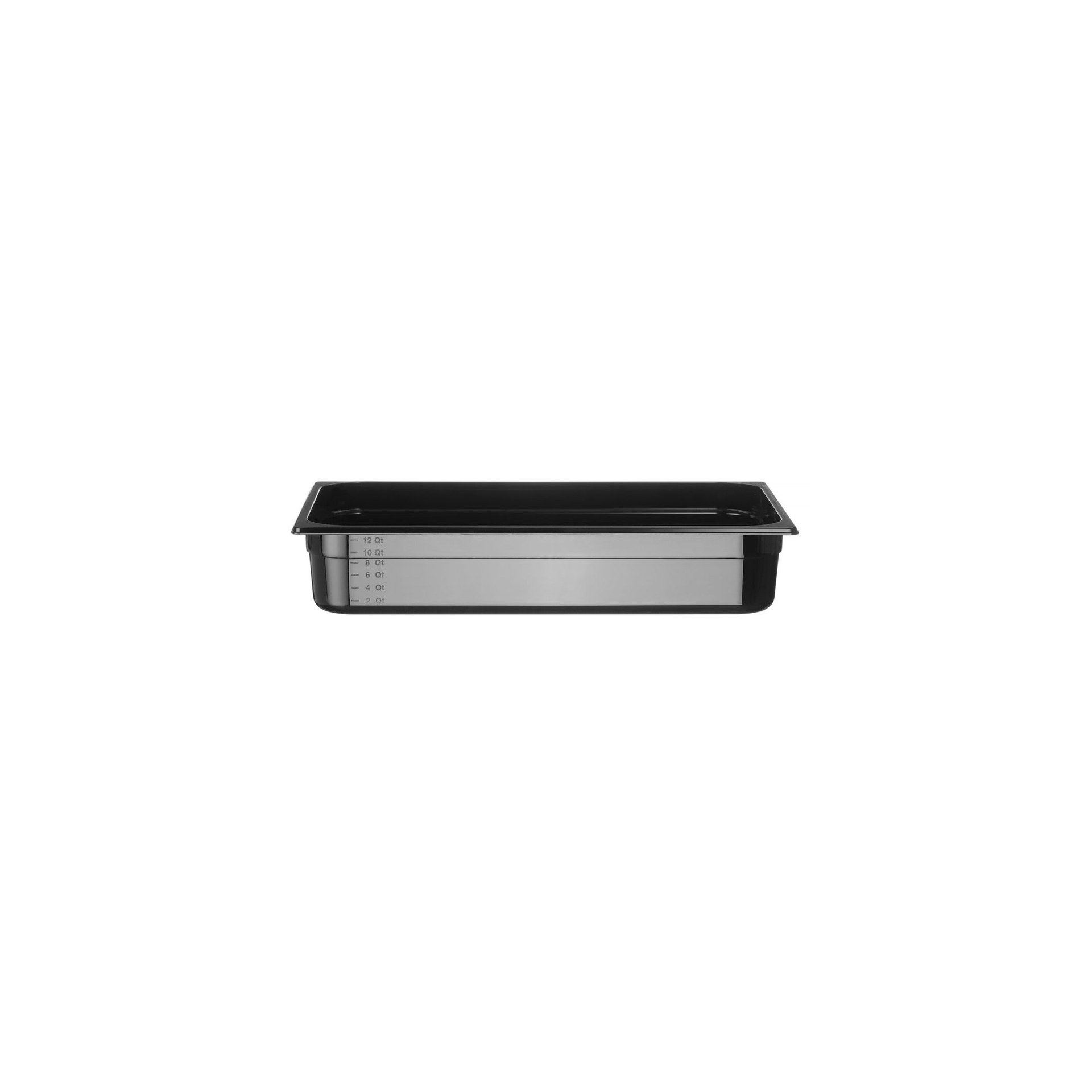 Gastronorm-Behälter 1/1, Profi Line, GN 1/1, 14L, Schwarz, 530x325x(H)100mm